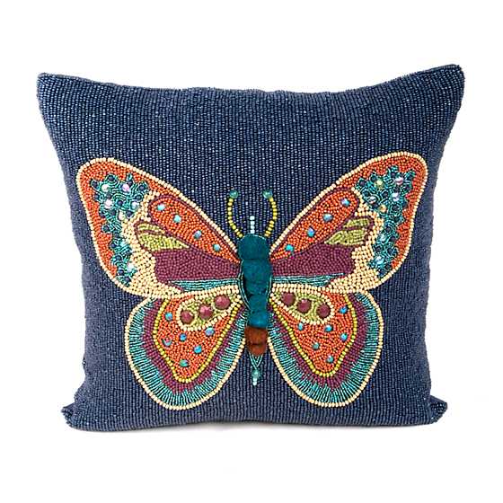 MacKenzie-Childs Patience Brewster Gloria Alligator Lumbar Pillow