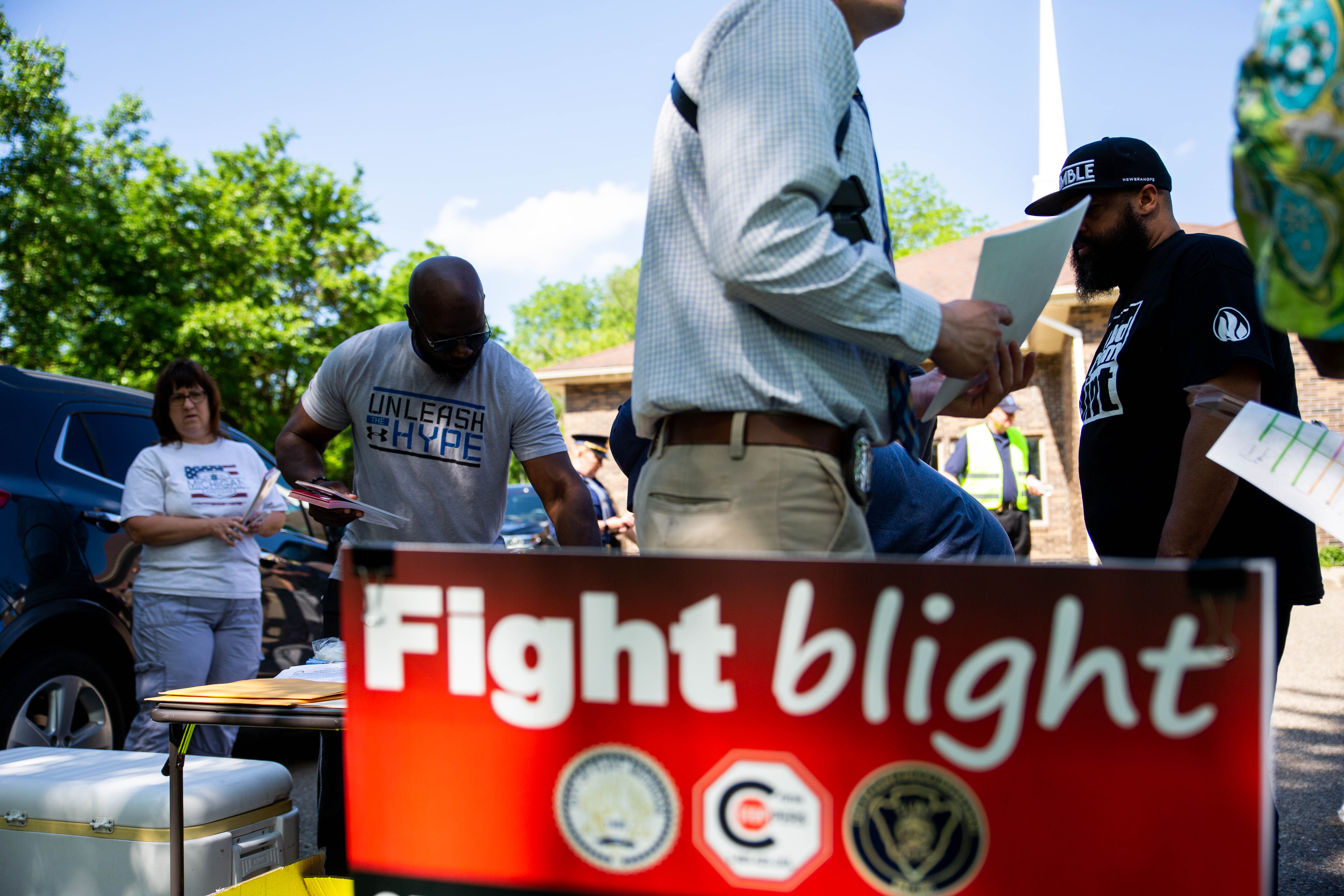 Flint community members, MSP canvass for information related to recent