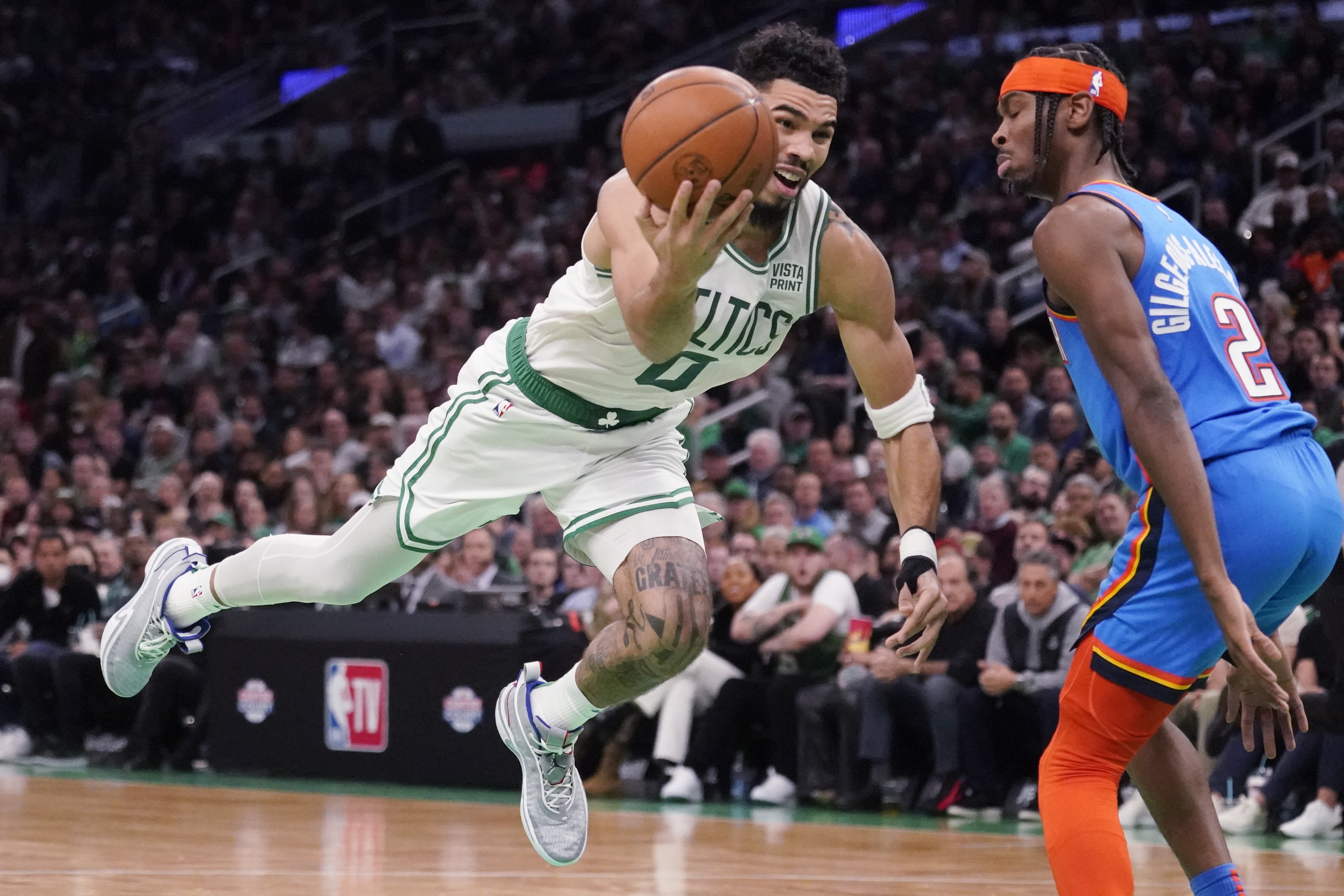 Jayson Tatum Wore Classic Air Jordans Before & During Celtics Game - Sports  Illustrated FanNation Kicks News, Analysis and More