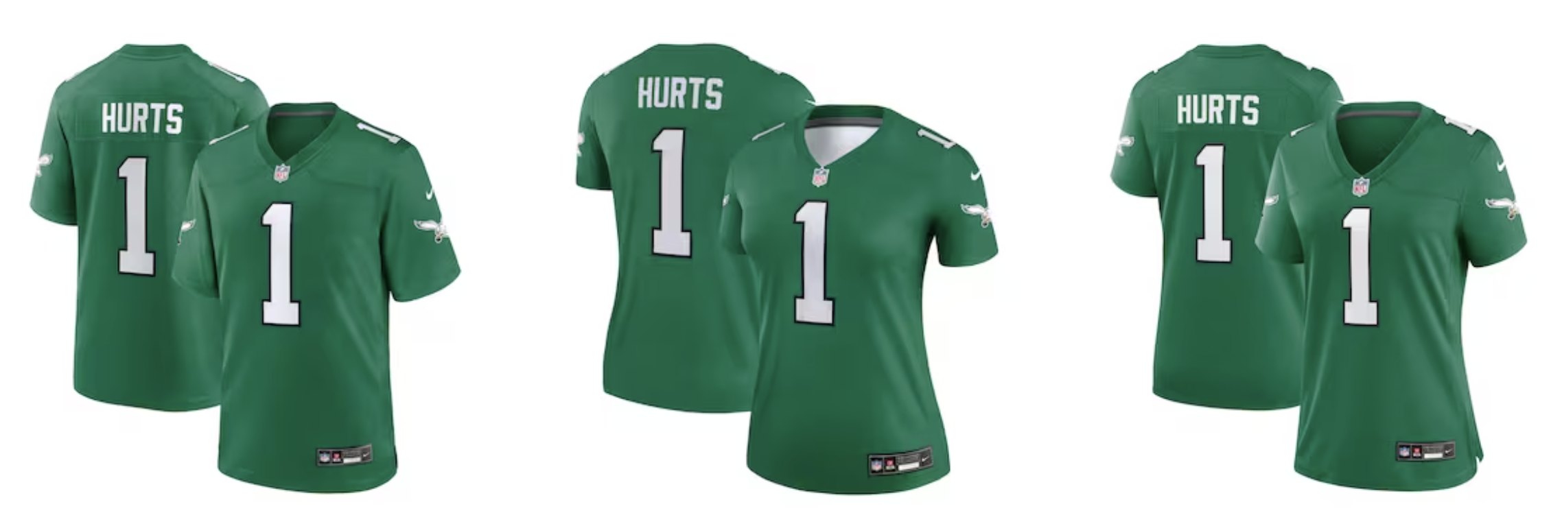 Philadelphia Eagles Nike Secondary Alternate Game Jersey - Kelly