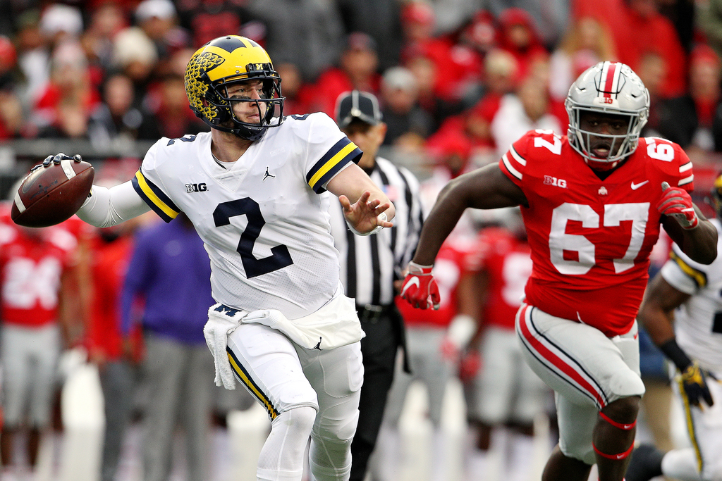 Social Distancing: Michigan's Passing Game vs. Ohio State's Pass