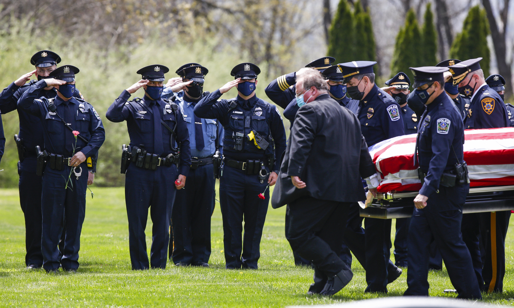 Funeral for Colonial Regional Police Department Sgt. John Harmon ...
