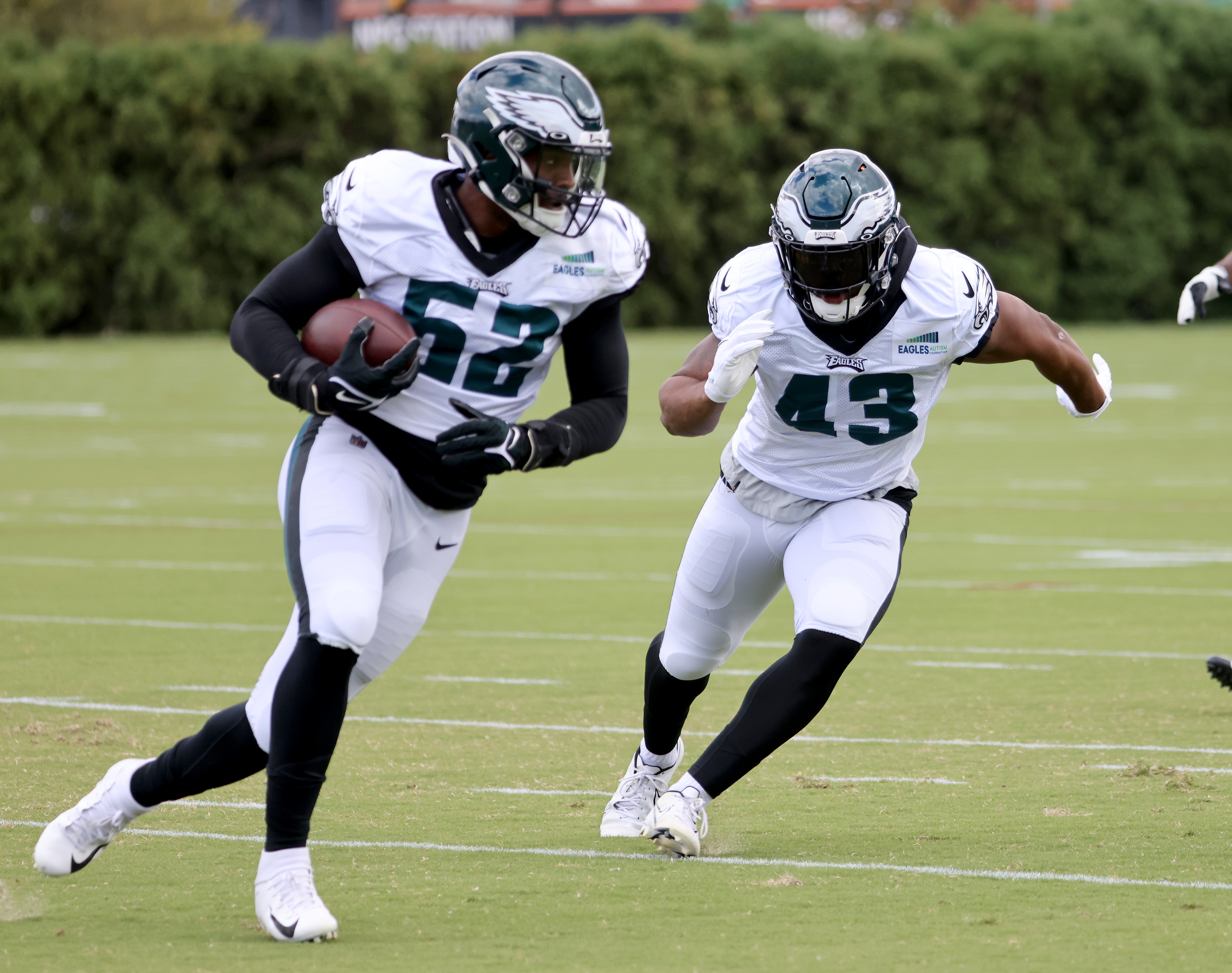 Philadelphia Eagles practice at the NovaCare Complex, Sept. 28