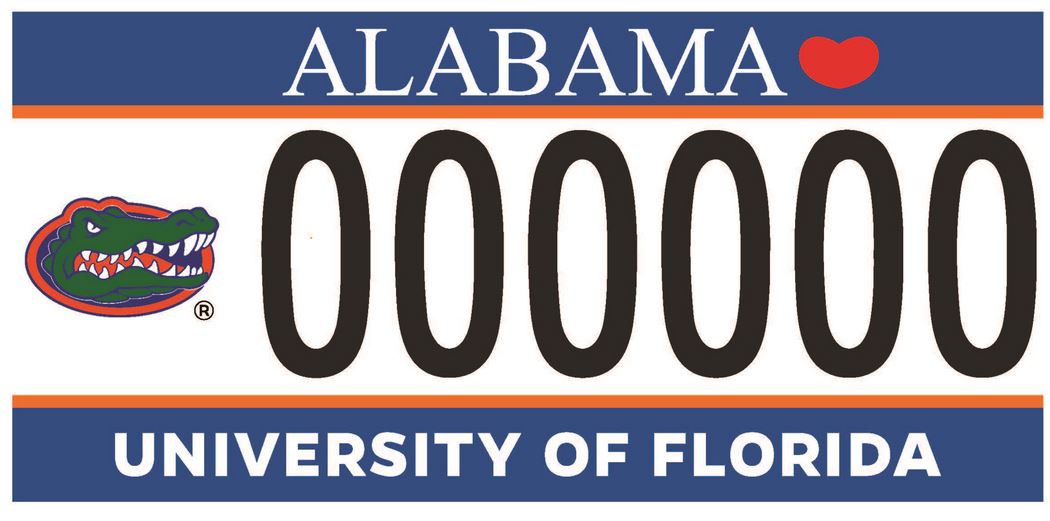 Proposed Alabama car tags