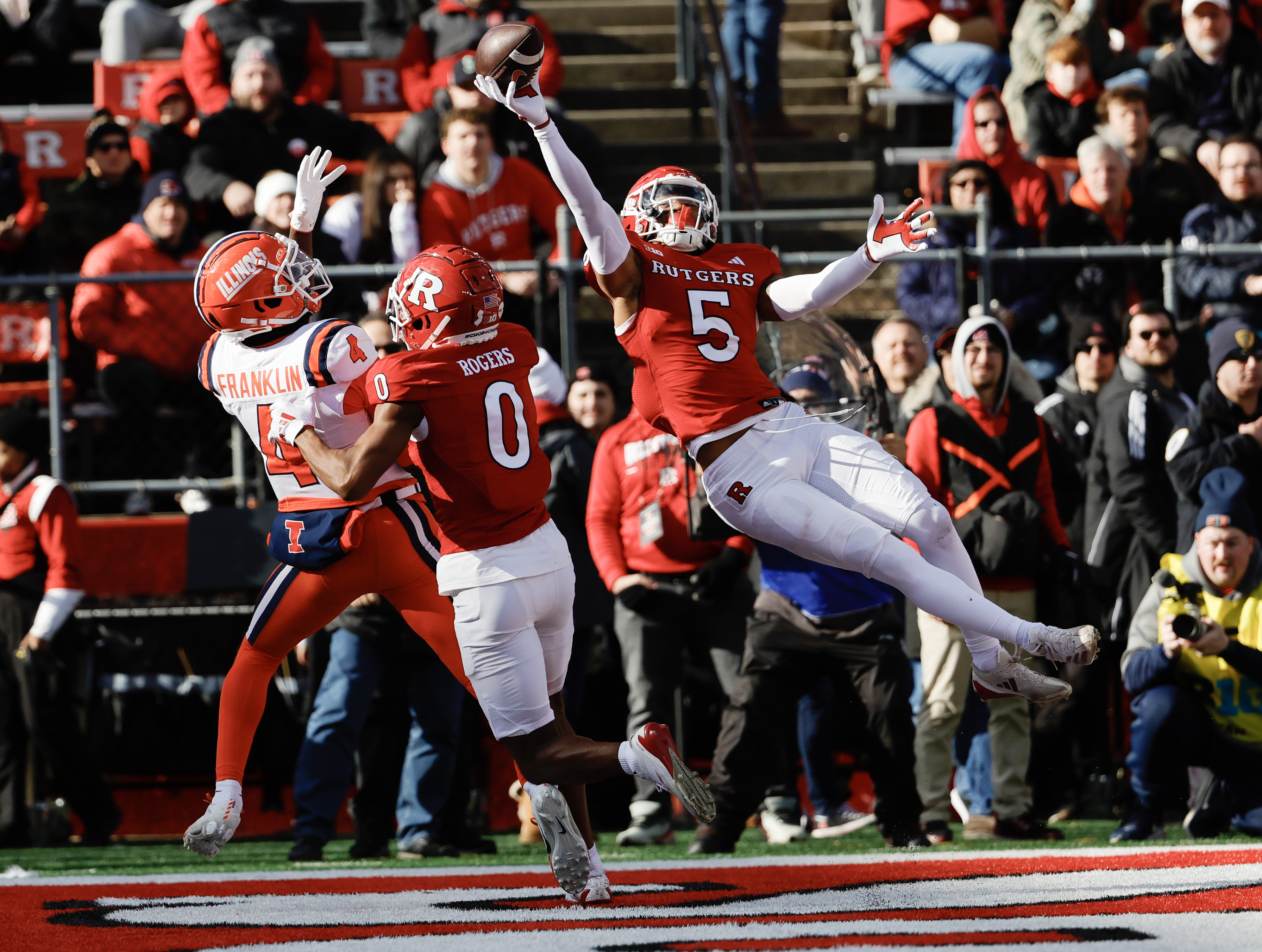 Brandon Sanders Rutgers Rutgers football vs illinois - Nov. 23, 2024 - nj.com