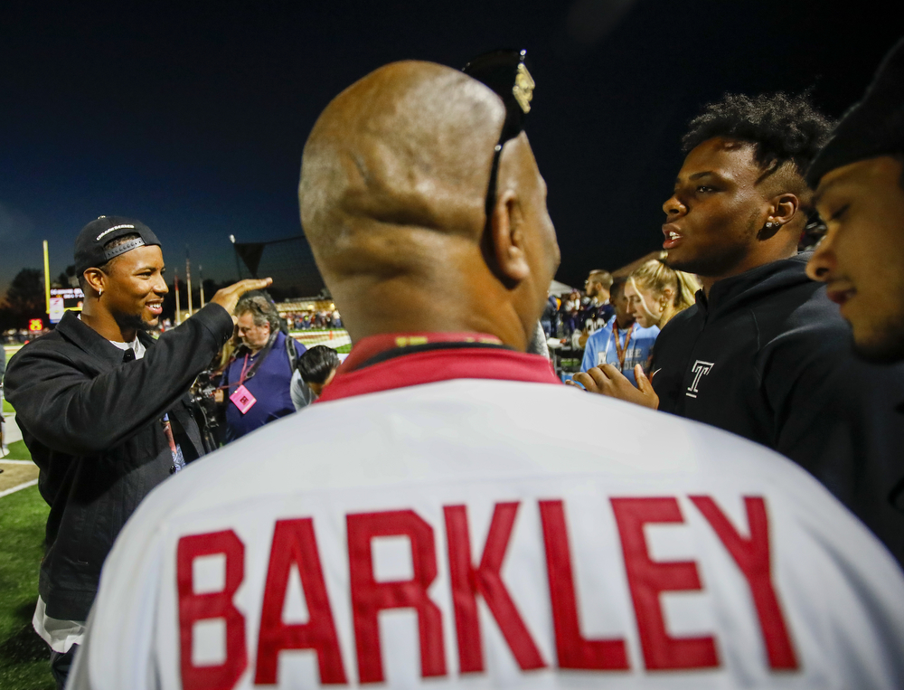 Saquon Barkley's high school jersey retired at Whitehall