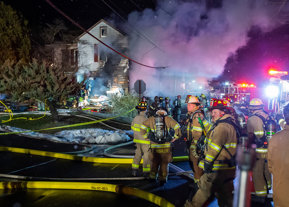 House fire in the 500 block of Water St. in Royalton