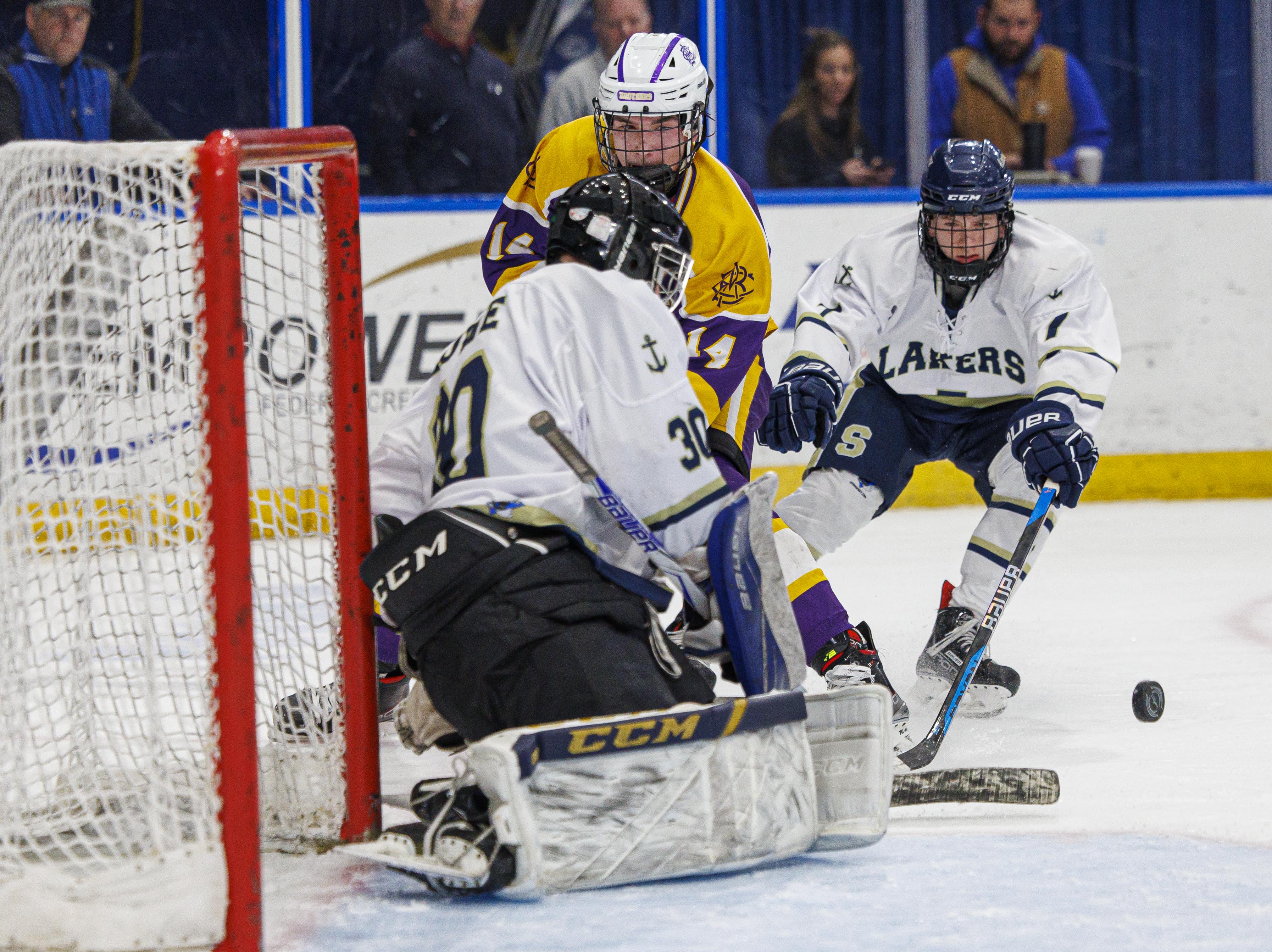 Kadn Rutledge 2023 Division II boys hockey champioinship: Skaneateles vs CBA/J-D ...