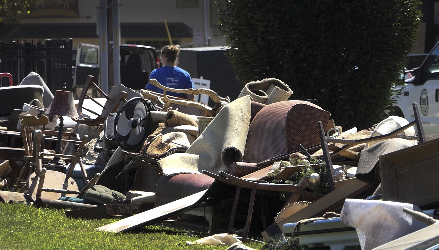 Hurricane Ida flooding in Lambertville