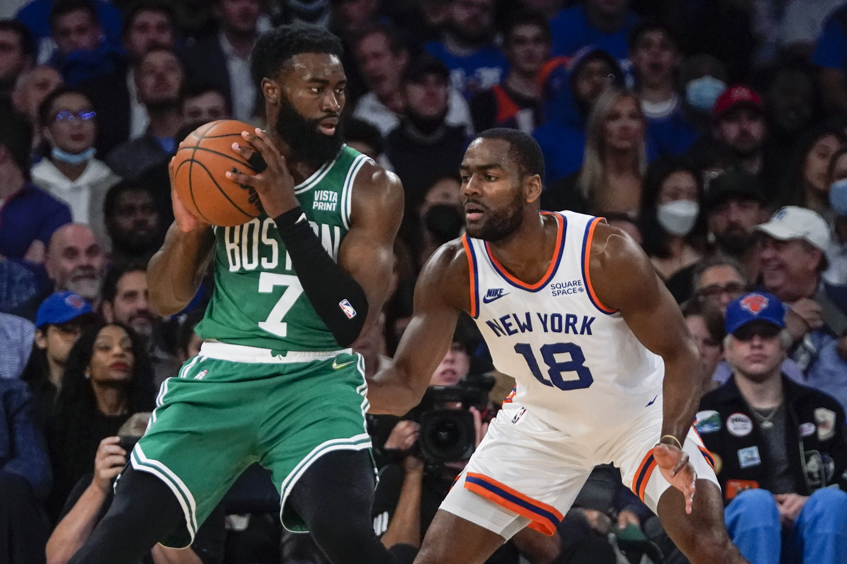 Jaylen Brown's 46 points not enough as Boston Celtics fall to New York  Knicks 138-134 in double overtime thriller - masslive.com