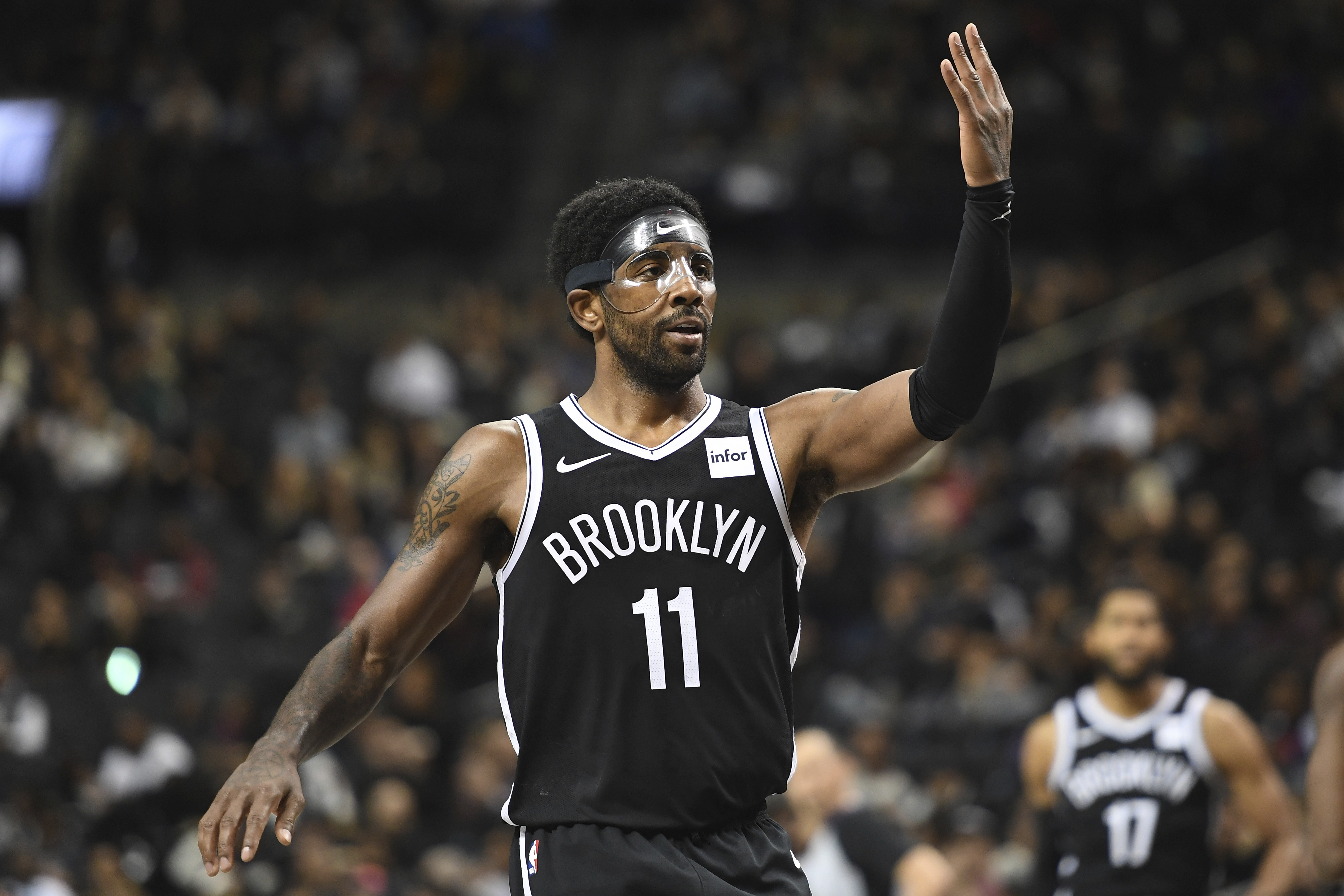 Kyrie Irving scores 50 points in Brooklyn Nets debut (an OT loss), has  emotional moment addressing crowd pregame - masslive.com, image size:5066x3378