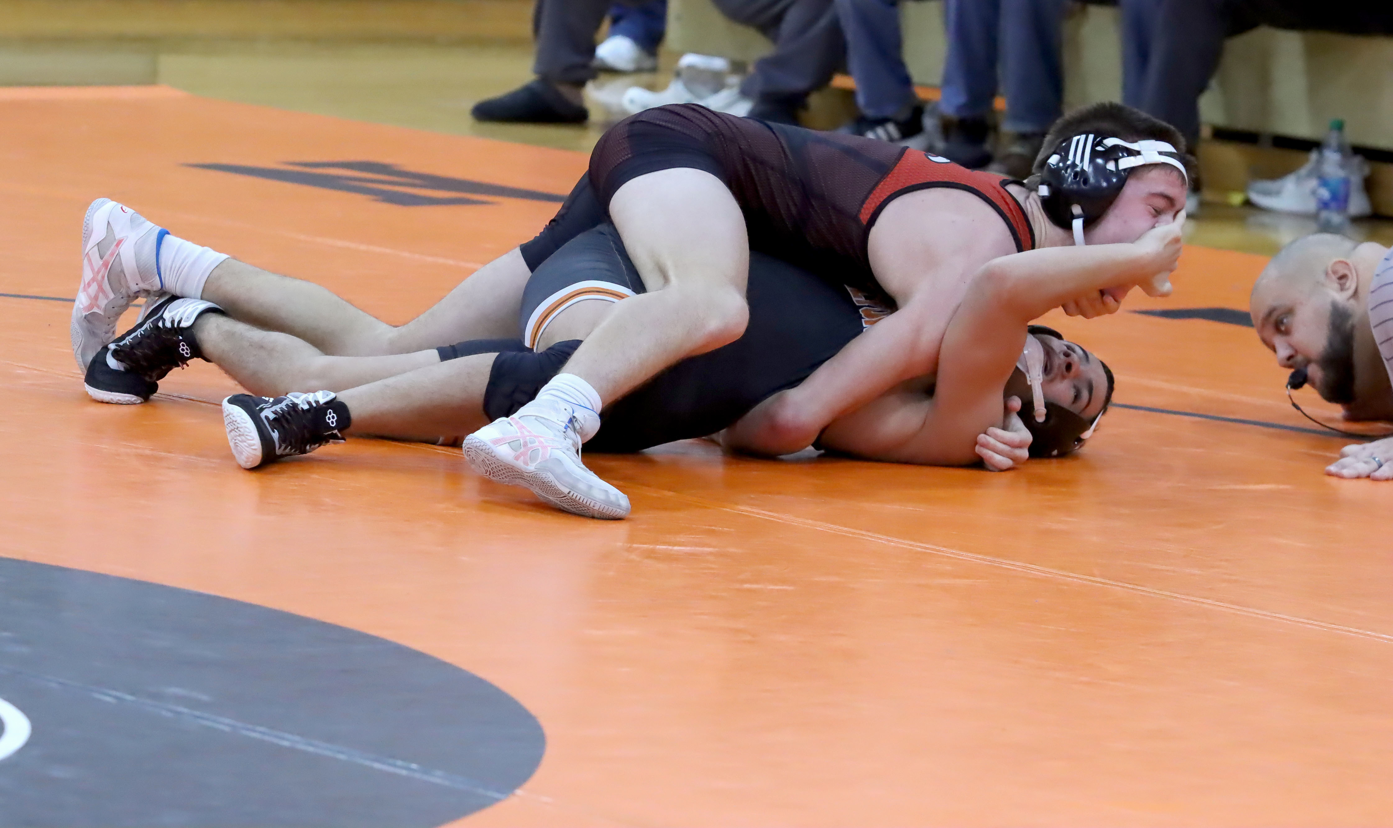 High school boys wrestling, Allentown at Hamilton West
