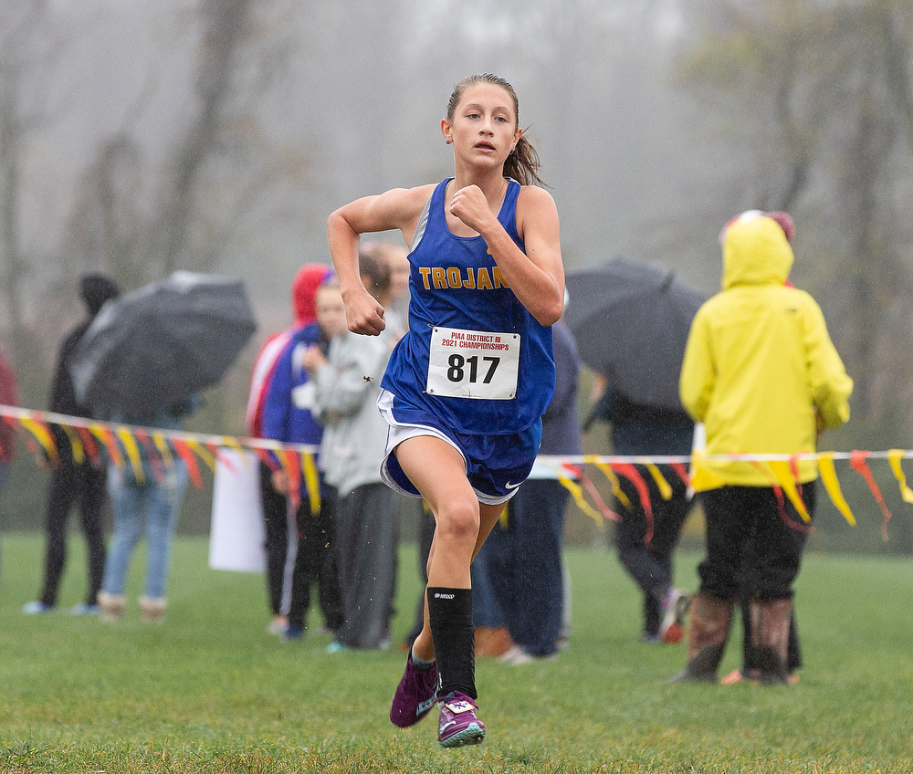 2021 PIAA District 3 girls cross country championships