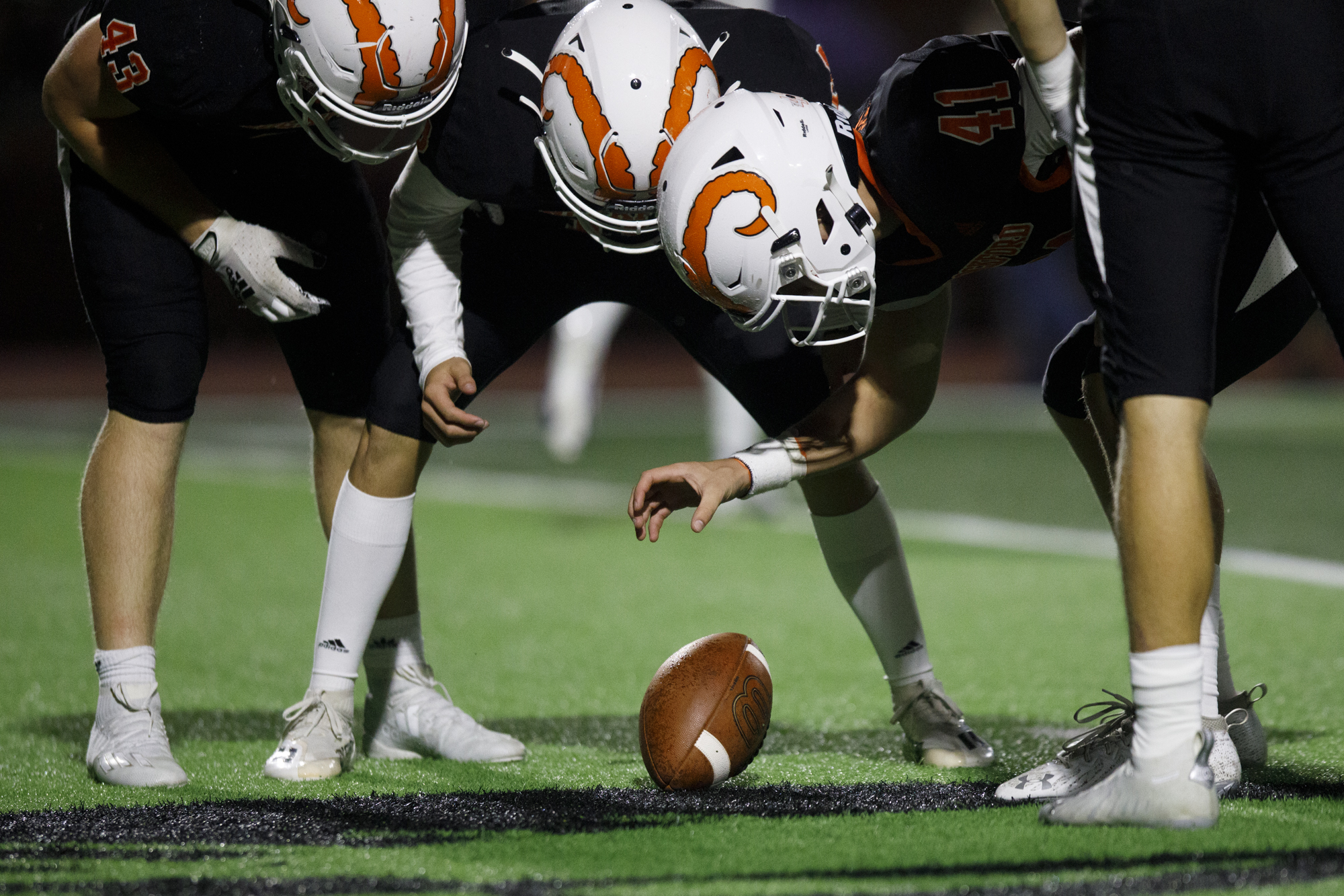 Caledonia at Rockford football