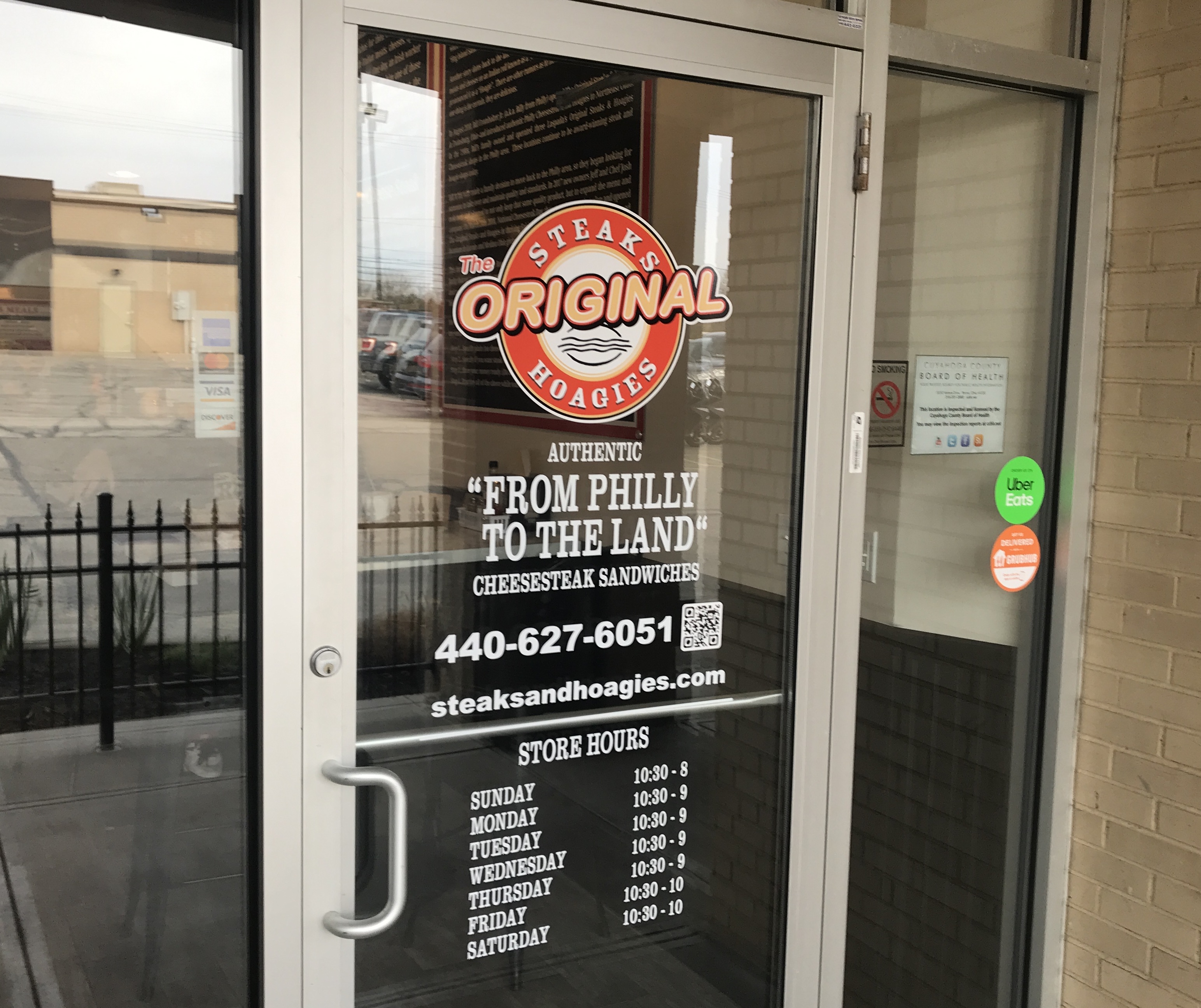 Original Steaks and Hoagies is located at 7894 Broadview Road in Parma
