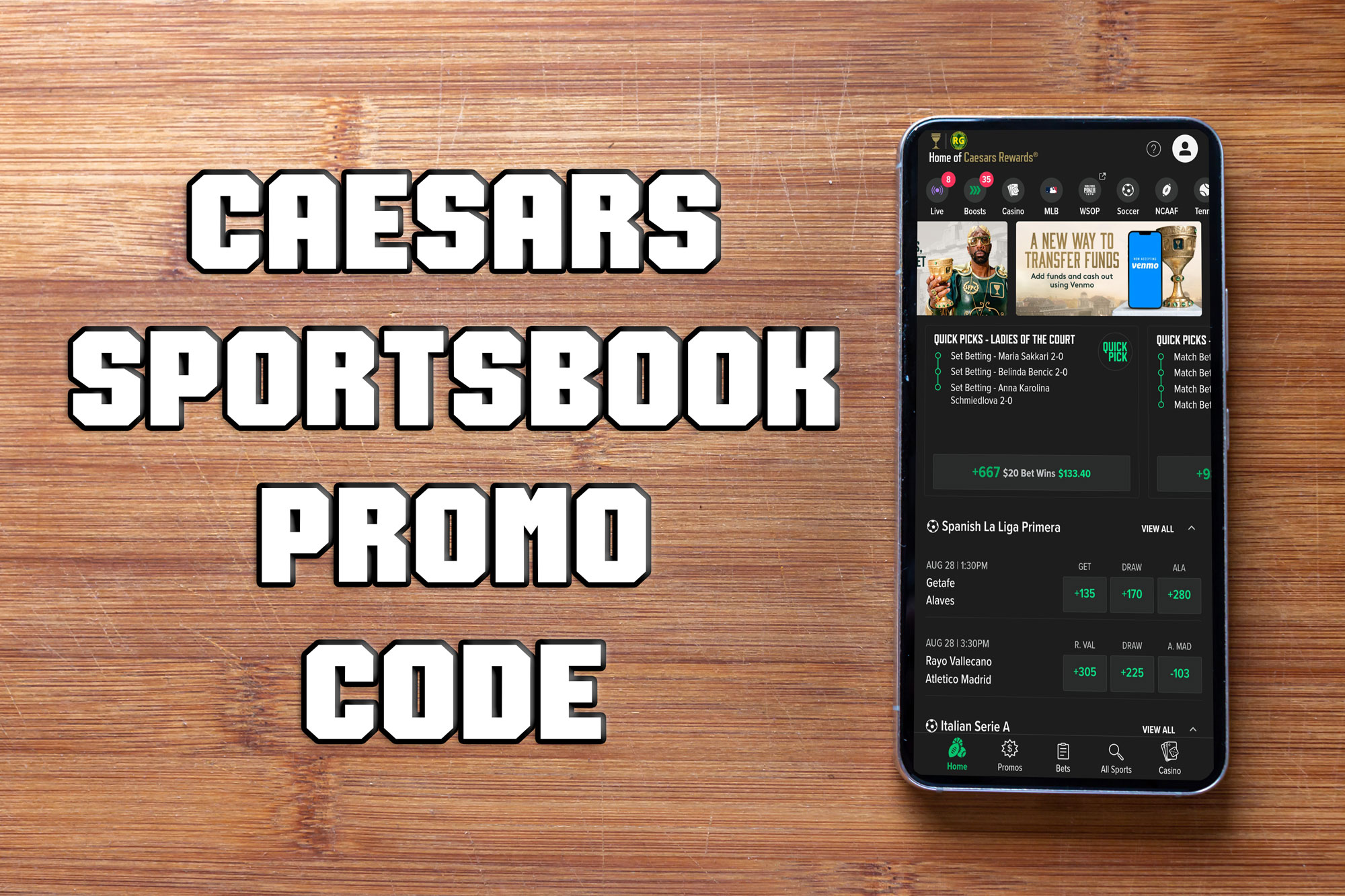 Caesars promo code gets you $250 bonus for NFL Week 2 odds