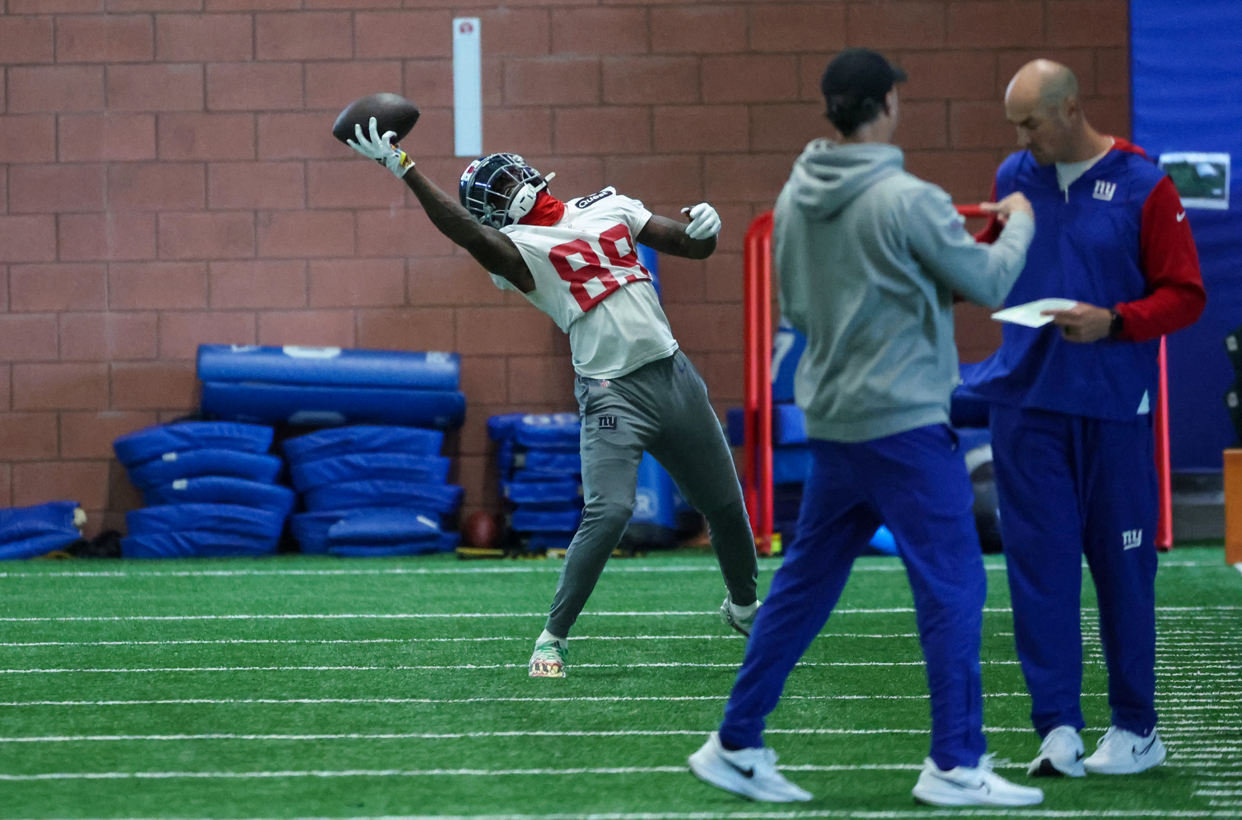 New York Giants practice before NFL Week 5 game against Packers 