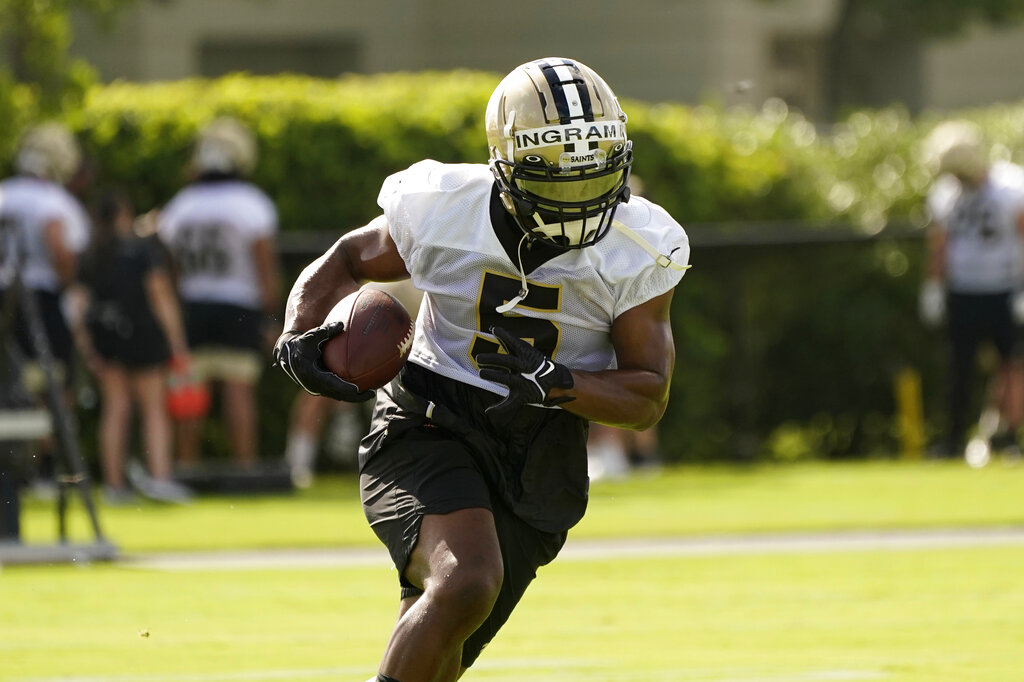 Mark Ingram changes name on New Orleans Saints jersey 