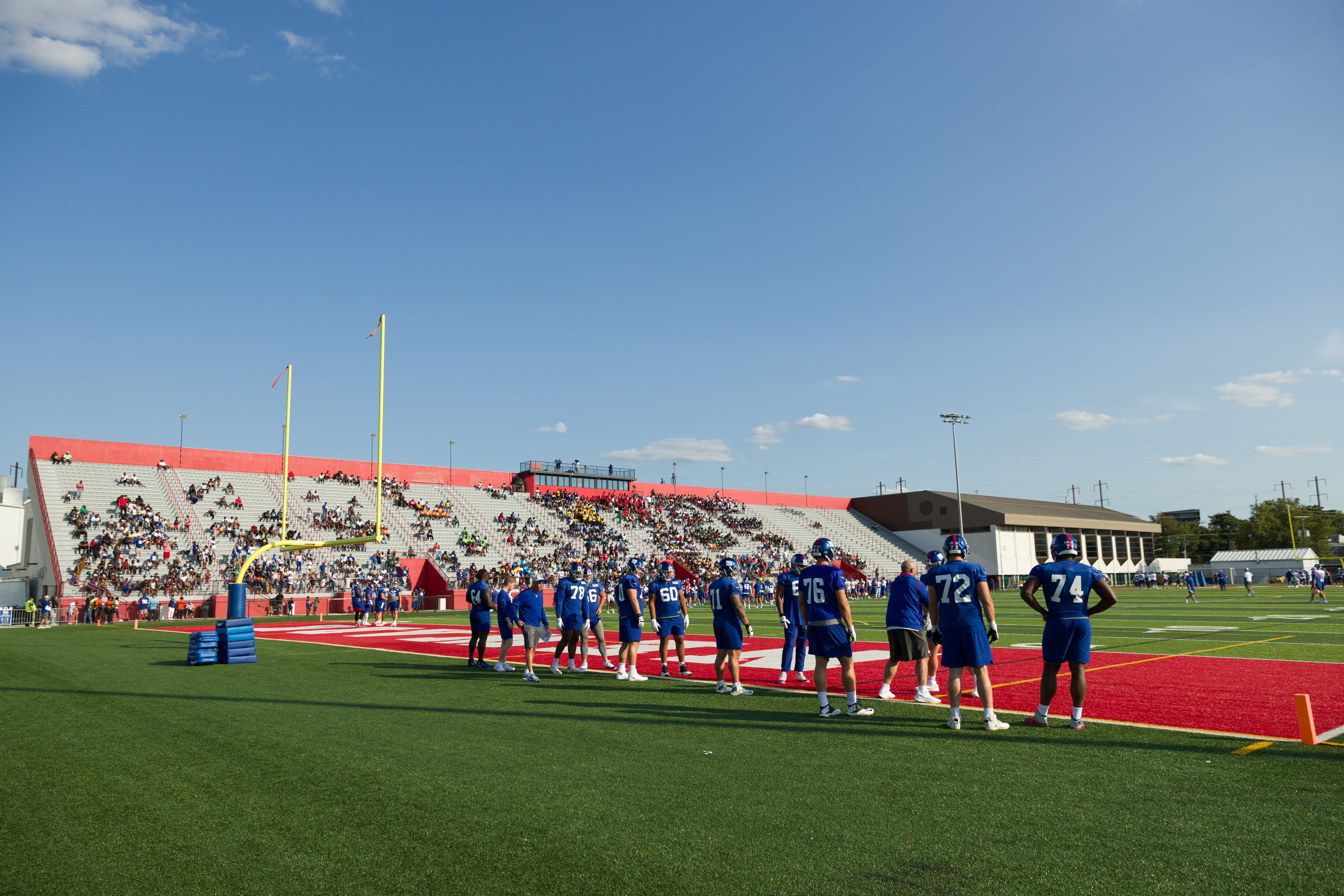 New York Giants Training Camp Visits Newark to Launch Reopening of