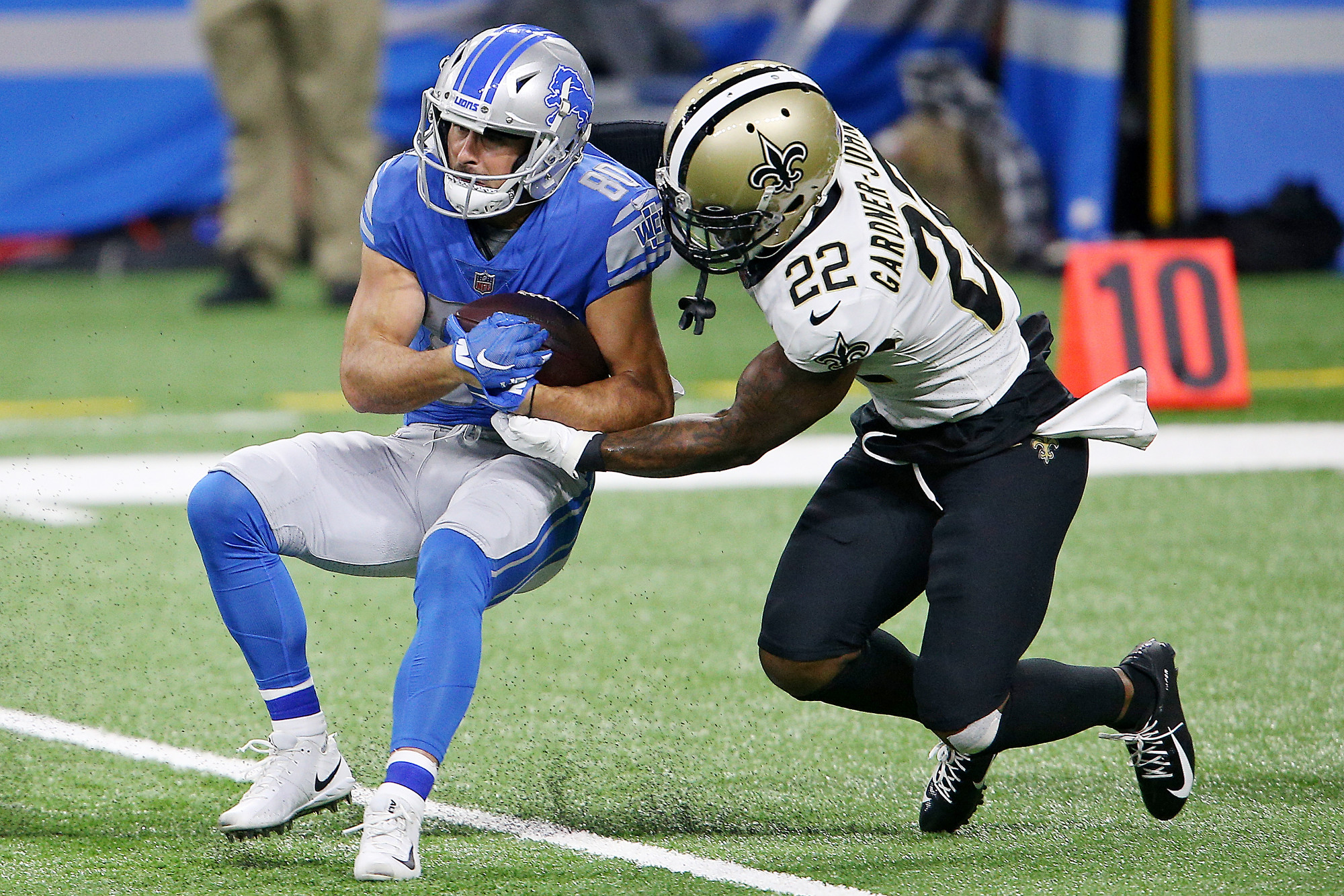 Detroit Lions lose to New Orleans Saints at Ford Field