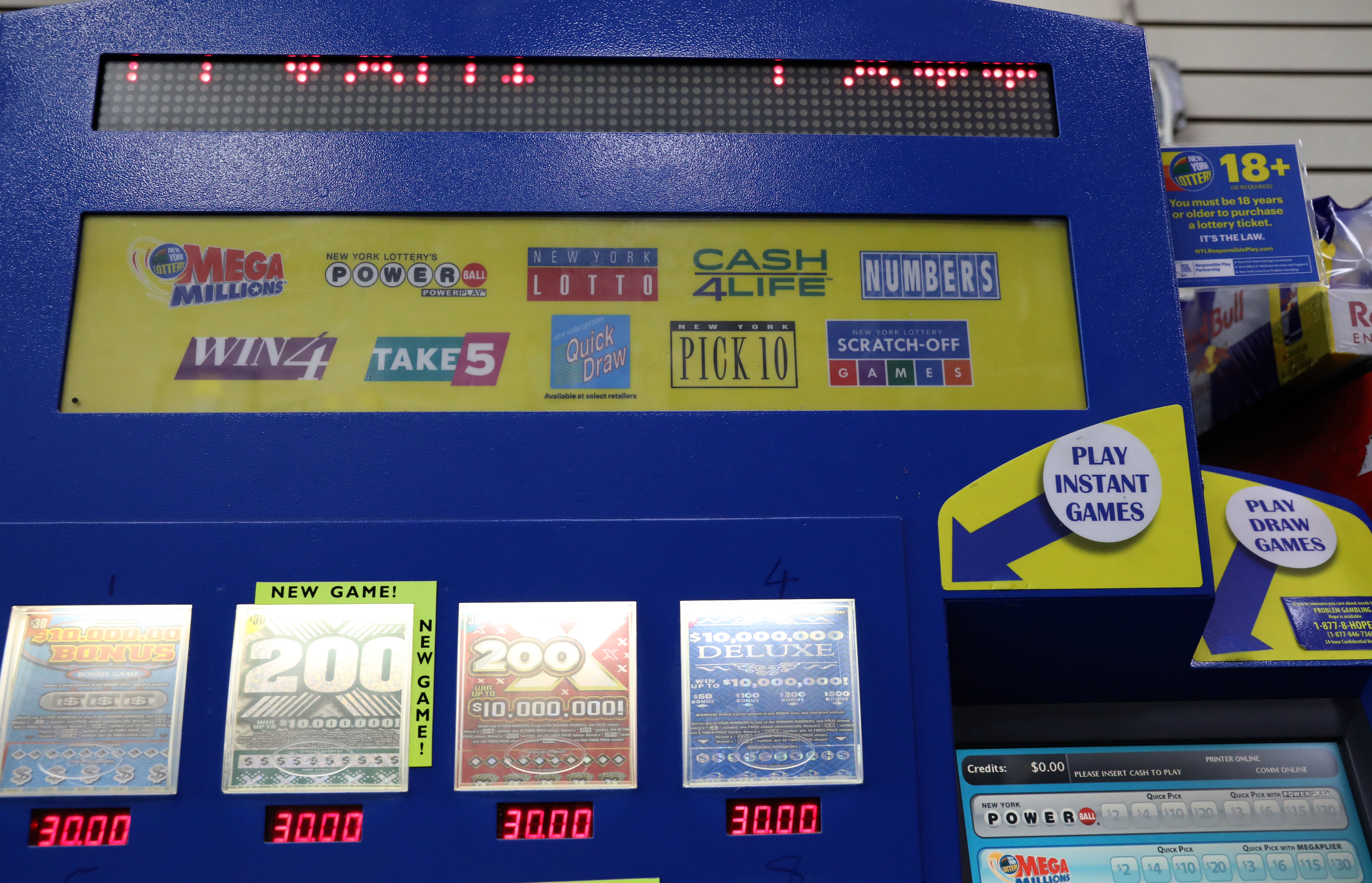 New lotto on sale winning numbers