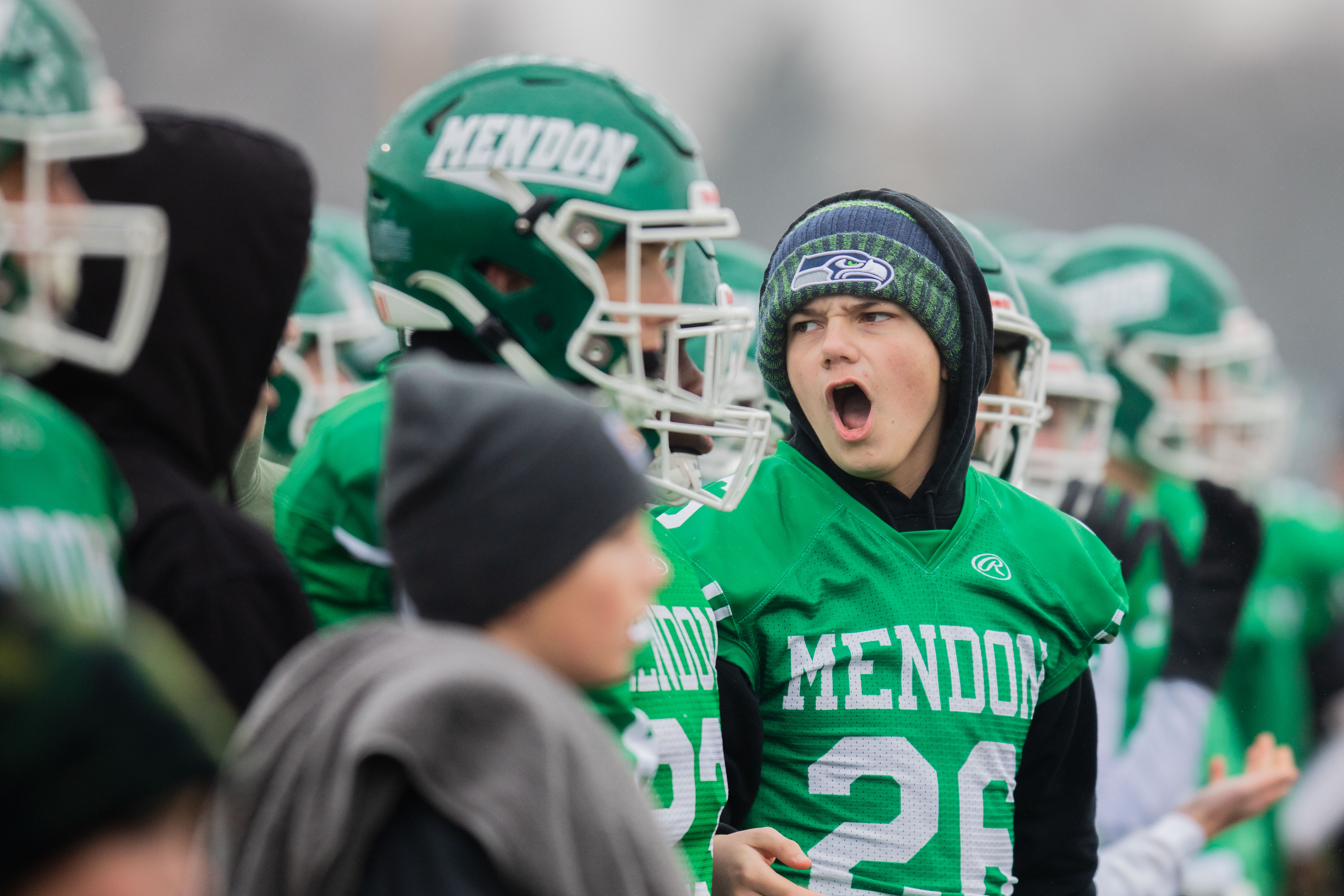 Mendon face off against Morrice in eightplayer football