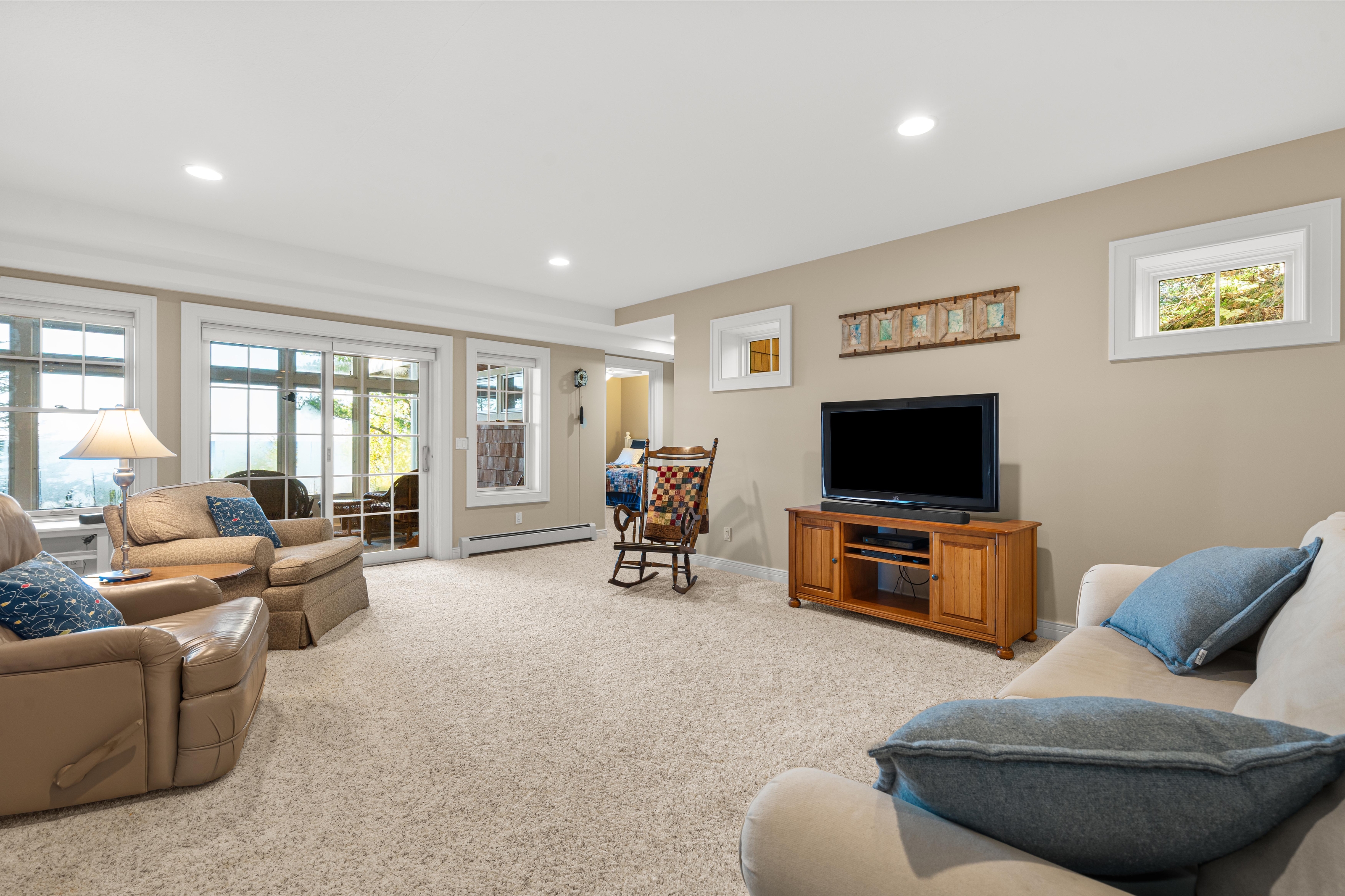Interior photographs of 4093 Lake Shore Drive in Charlevoix, this gem is listed at $2,099,900 through Berkshire Hathaway HomeServices Michigan Real Estate – Traverse City and The Crane Group with associate broker Johnny Crane and his brother, co-listing agent Matt Crane.