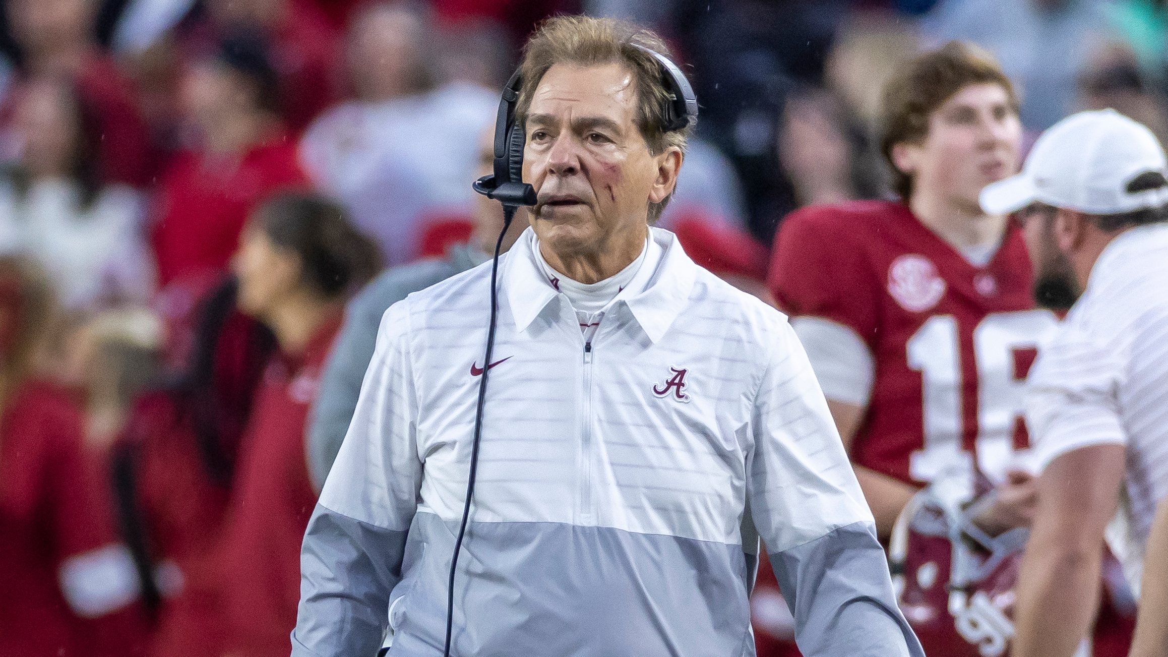 Nick Saban says Alabama WRs have 'really improved' despite drop