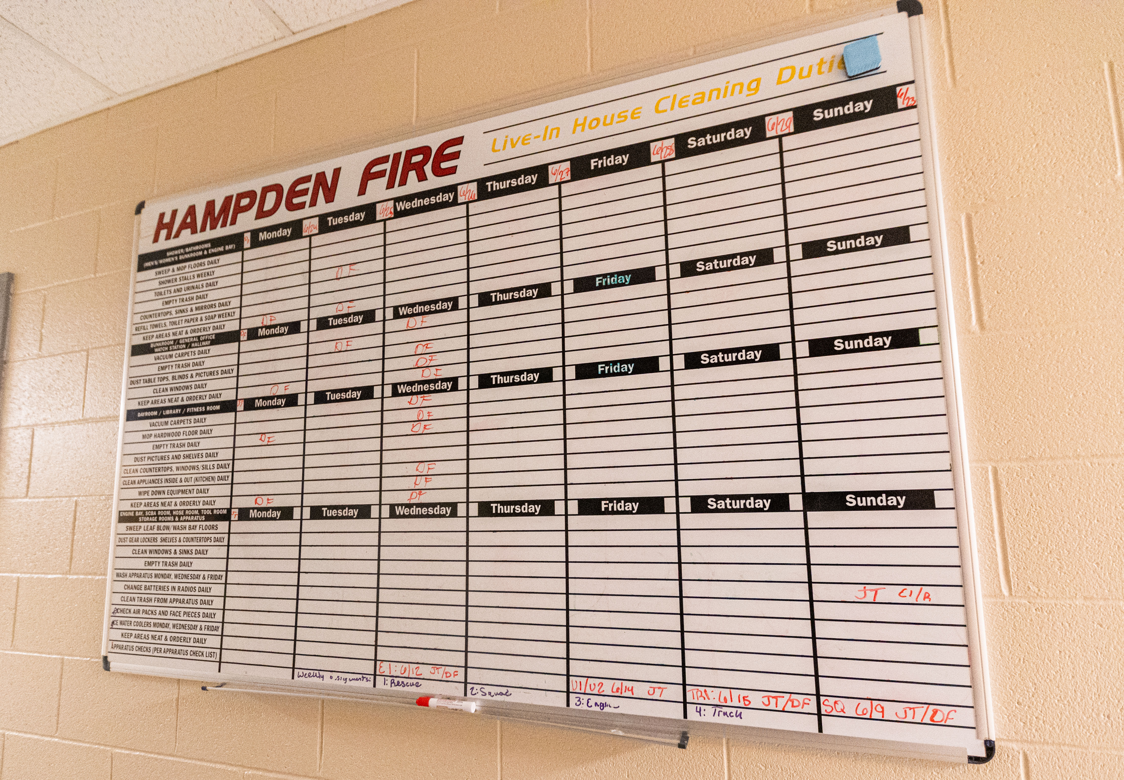 Central Pa. volunteer firefighters stay at department facility full ...