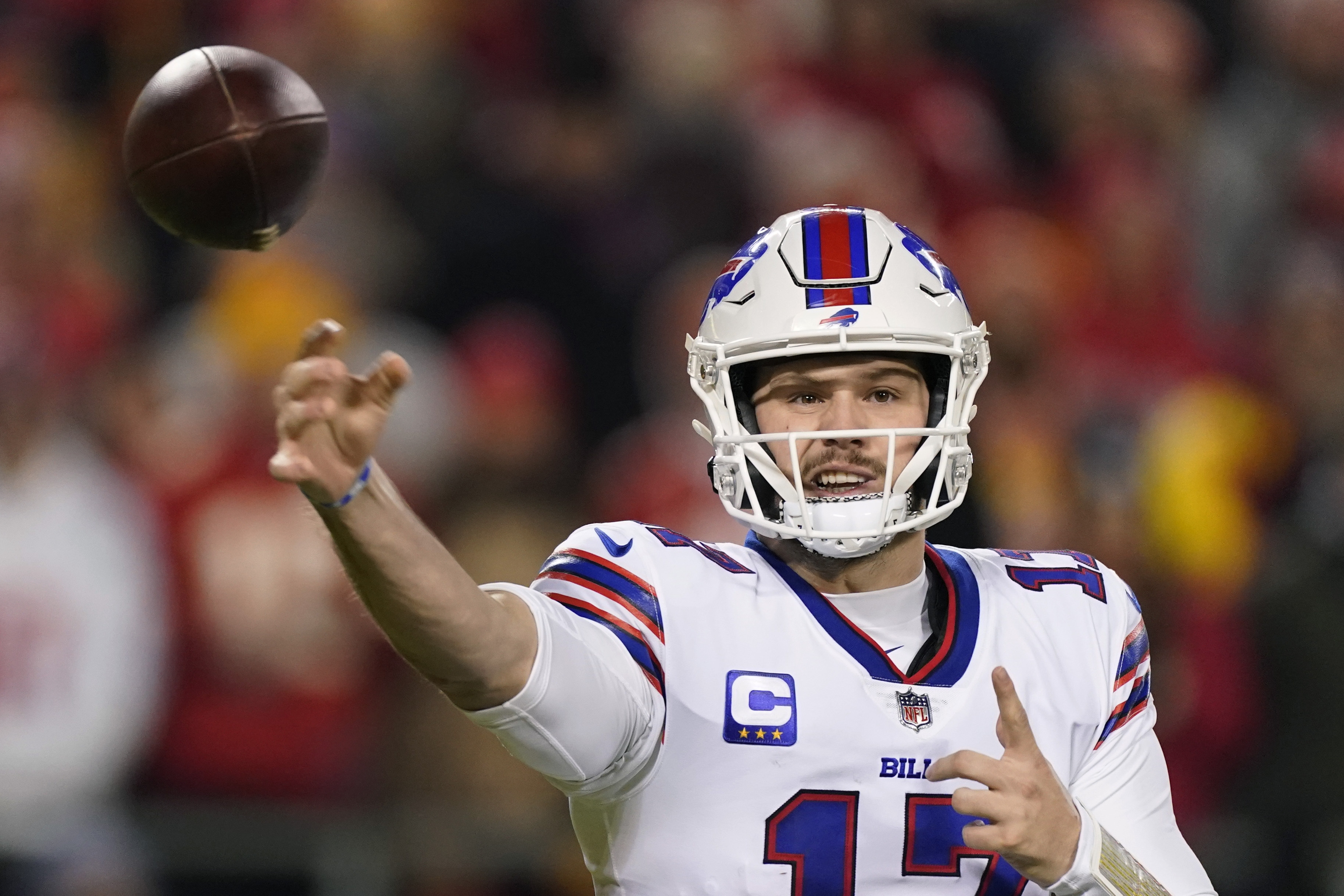 Flipping amazing: Bills' Josh Allen undefeated in coin toss this