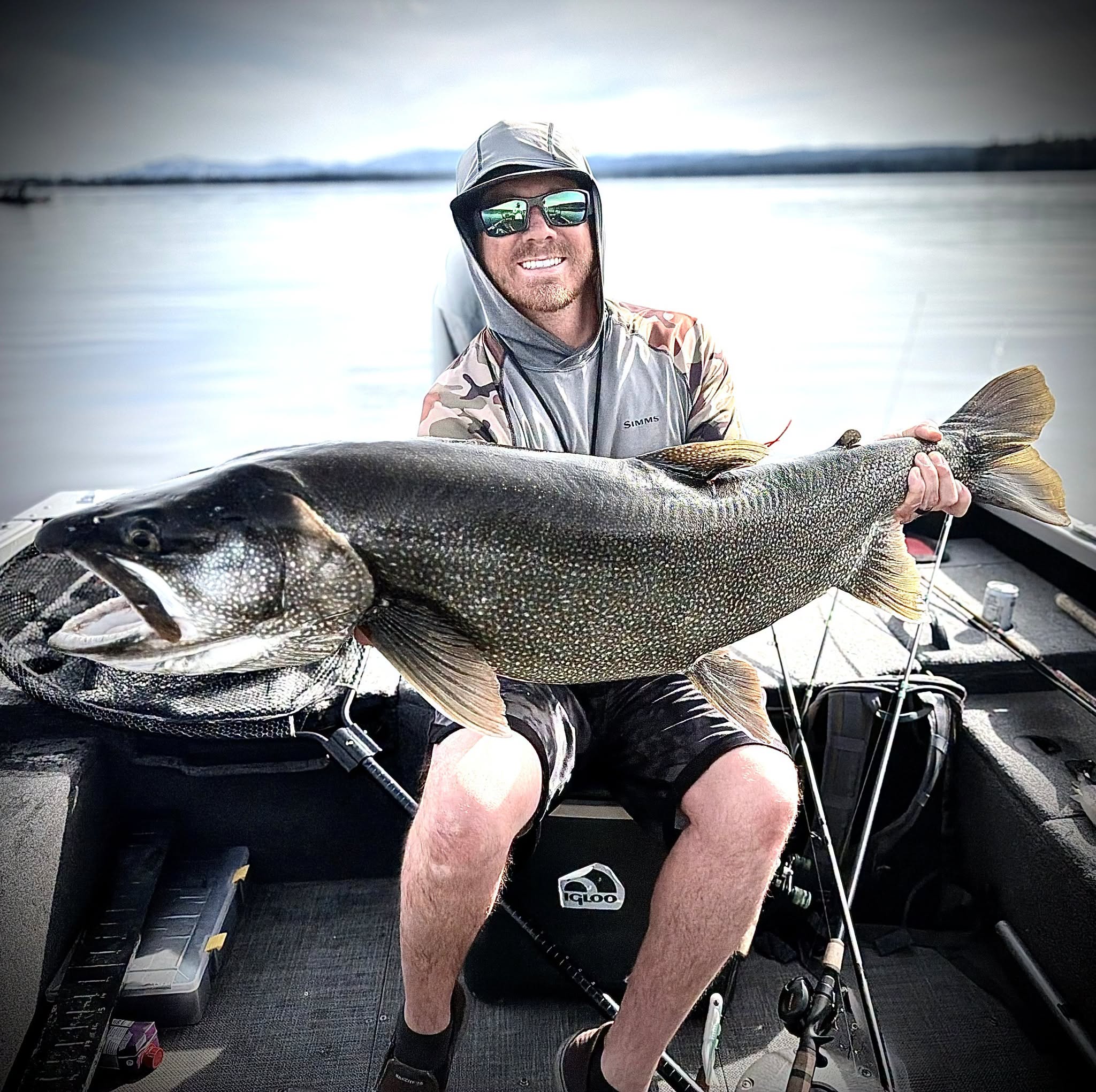 Idaho angler lands 43.25-inch lake trout and returns to record