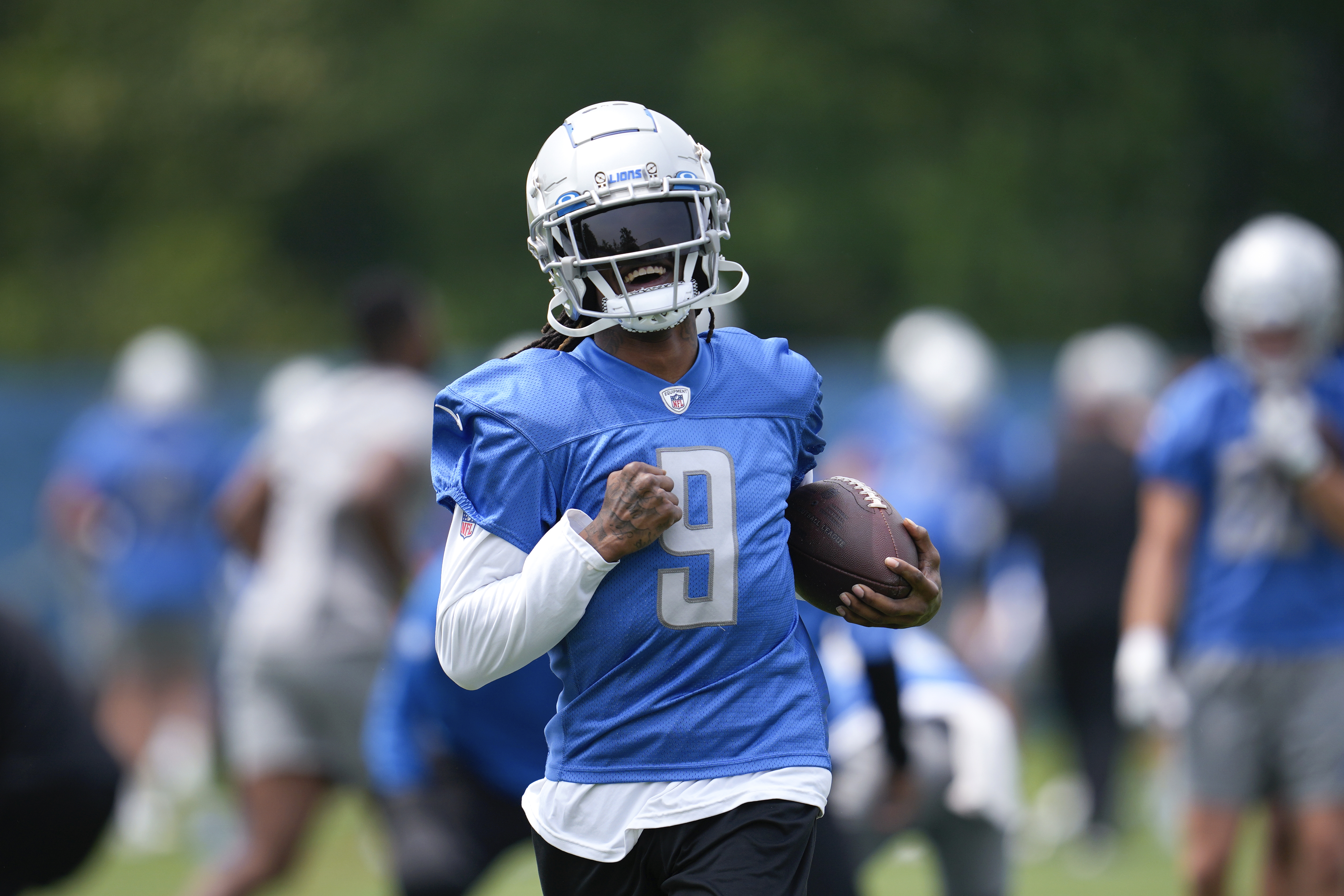 Lions' Jameson Williams getting plenty of snaps in camp before