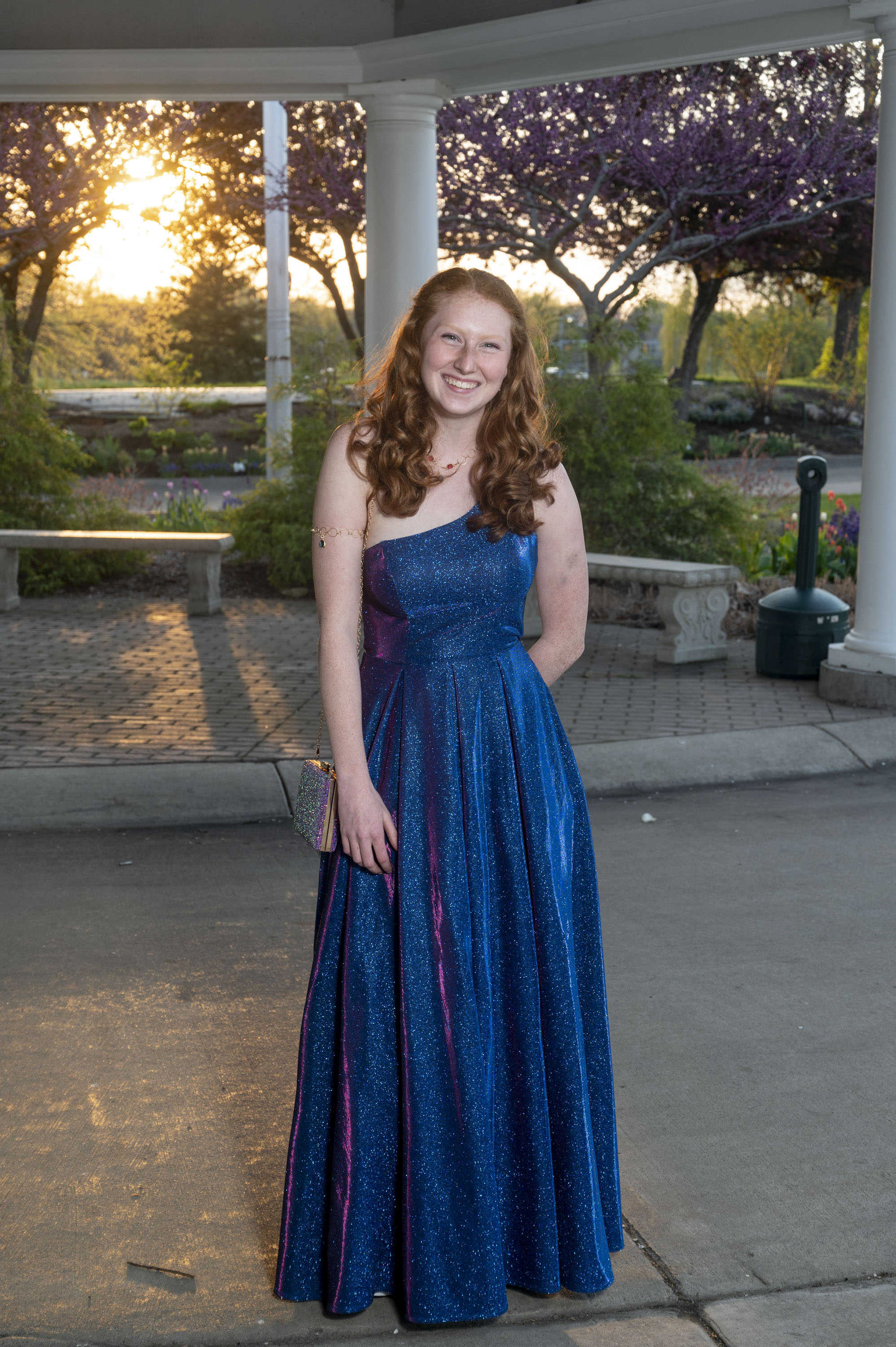 strapless open back dress Amdra Maxi Dress in Cobalt | OMNES | Dresses | Sustainable & Affordable  Clothing main image 1