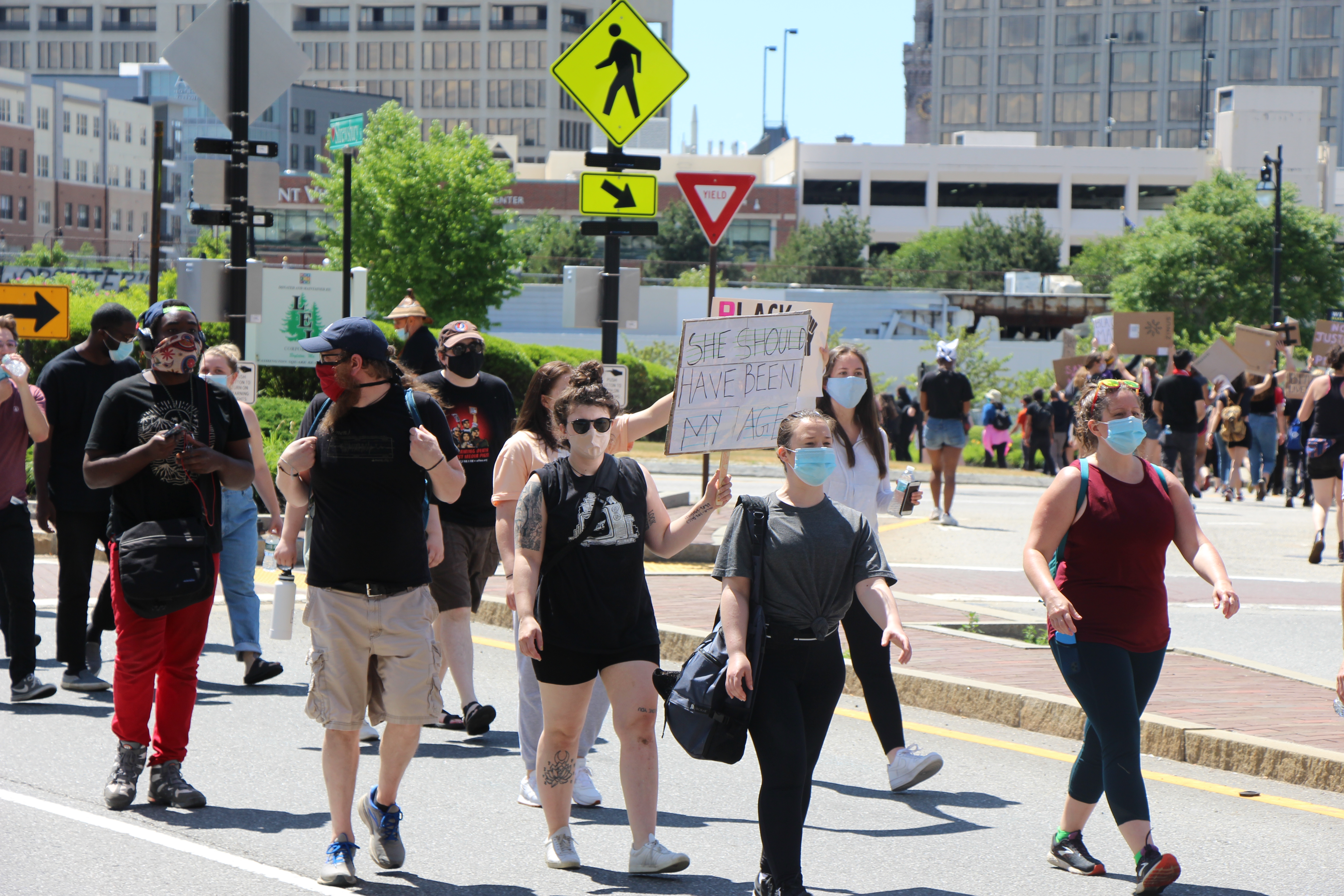 'Say Her Name' protest held in Worcester to amplify voices of black ...