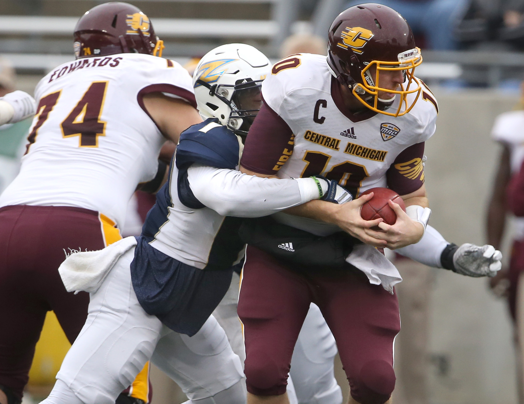 From cut to starter, former CMU QB Cooper Rush takes over for Cowboys 