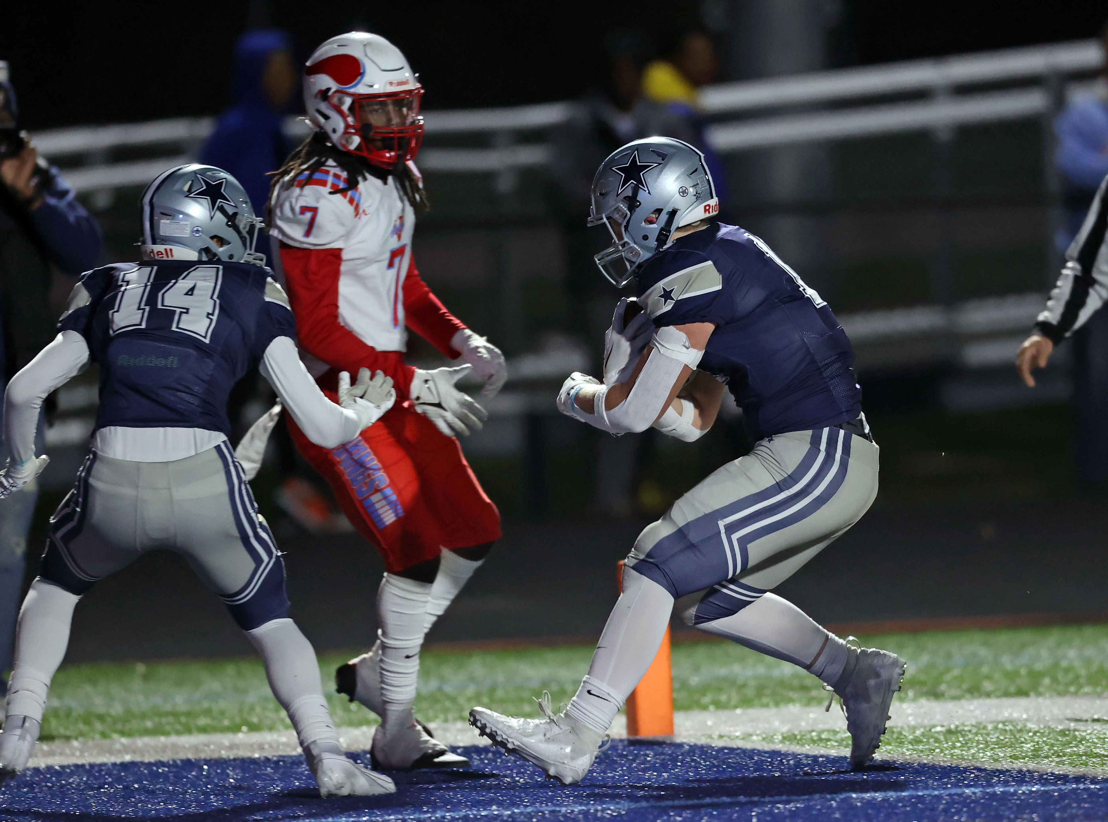 High school football VASJ at Kenston, November 3, 2023