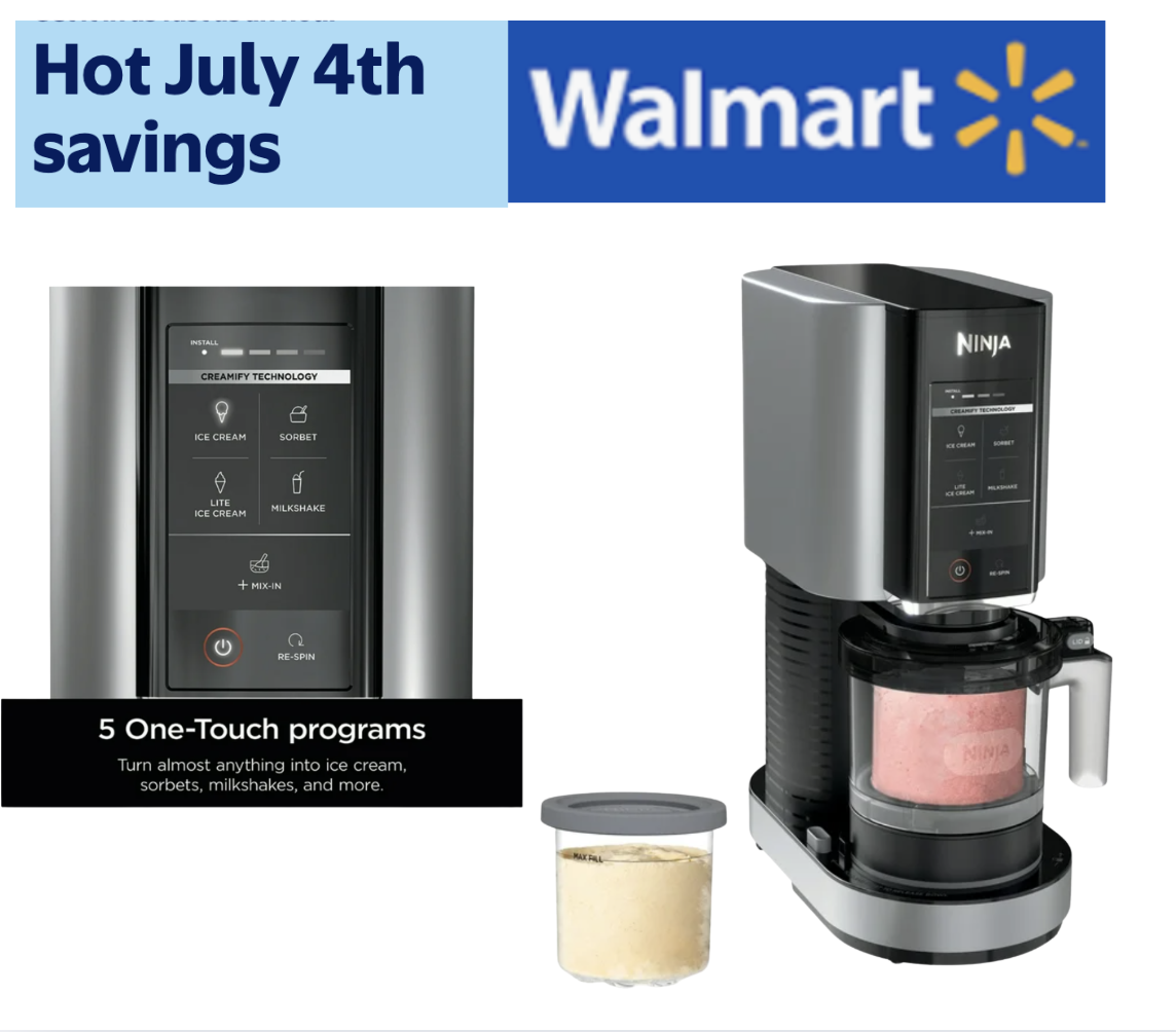 限定値下げ NINJA creami Ninja CREAMi on sale: Walmart slashes $30 off popular ice