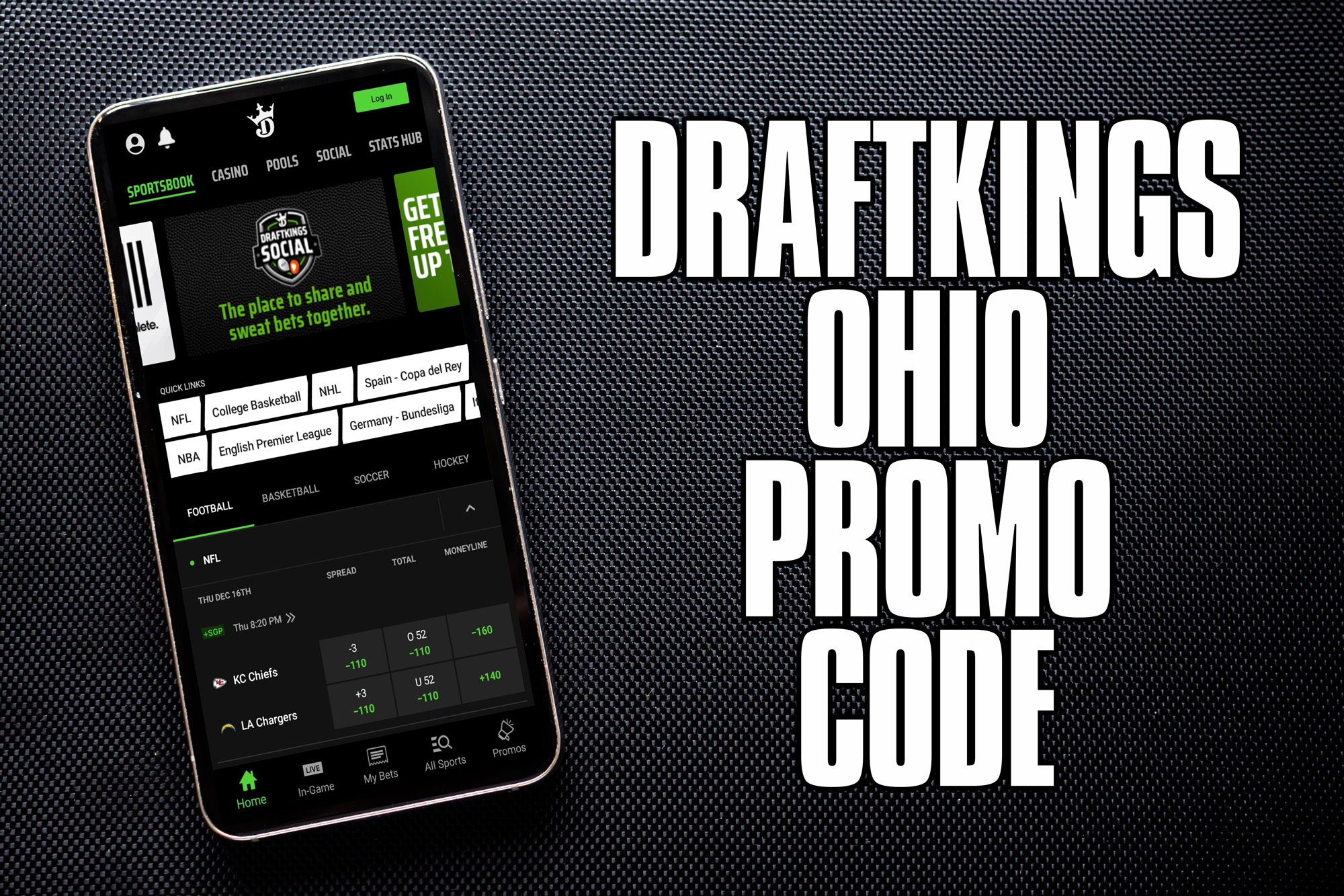 DraftKings Ohio promo code: Claim launch bonus during NFL Week 17