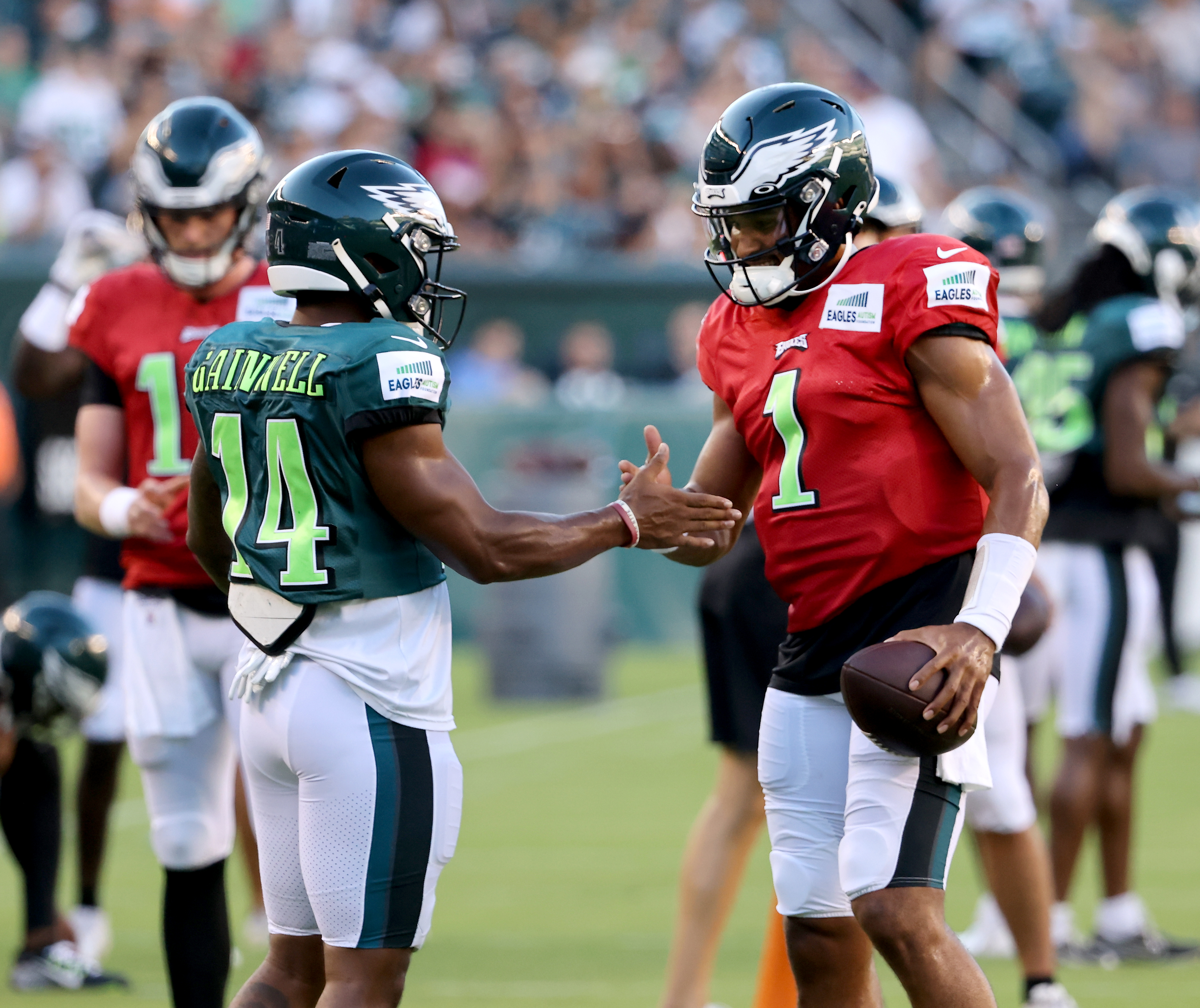 Philadelphia Eagles hold open practice at Lincoln Financial Field