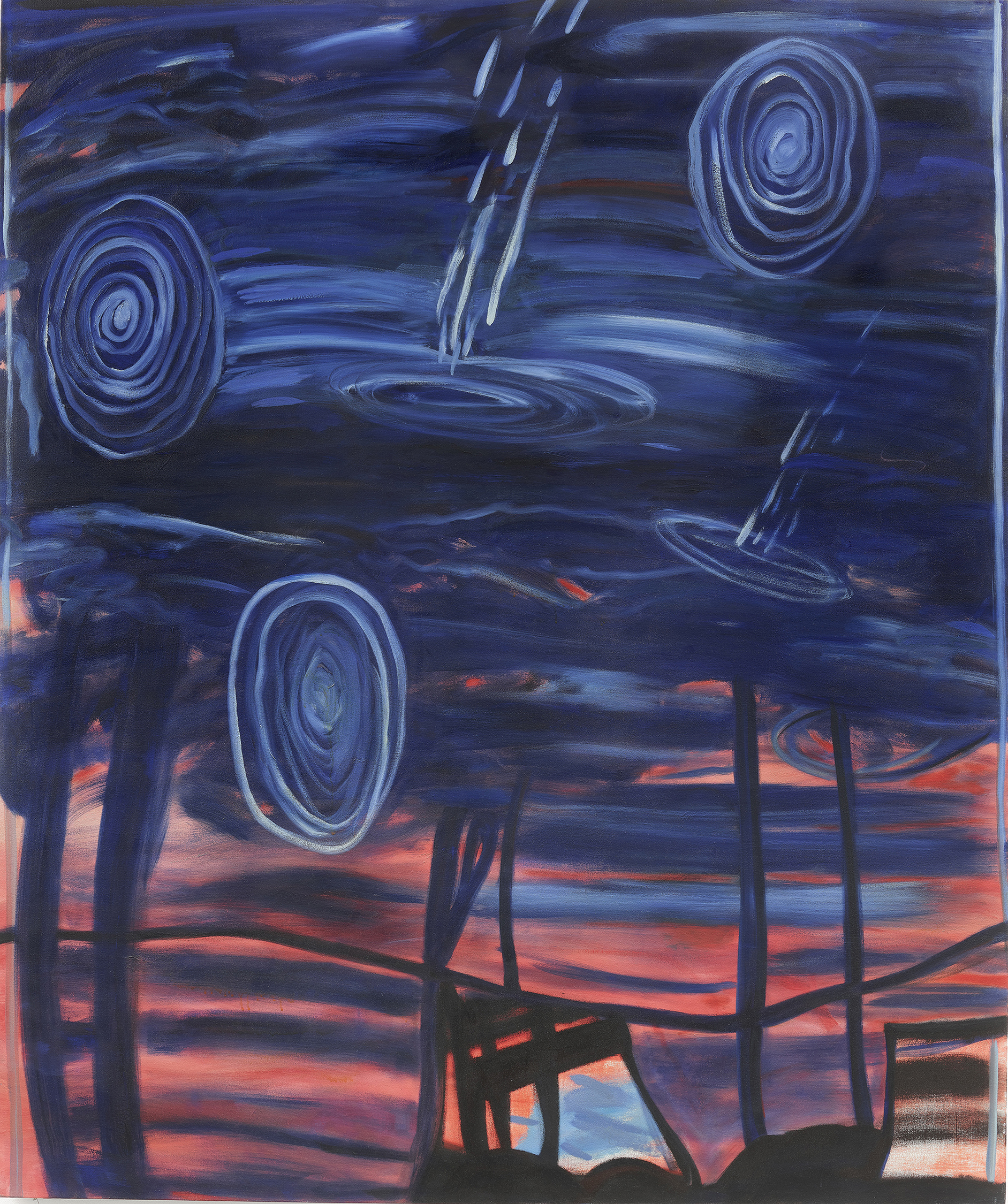 Abstract paintings by Cleveland native John Moore express