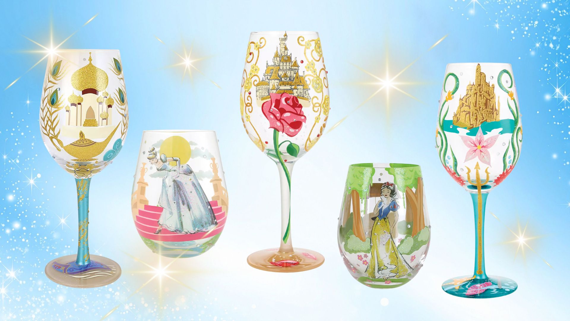 Disney Princess wine glasses from Lolita now available online, starting  from $35 - nj.com