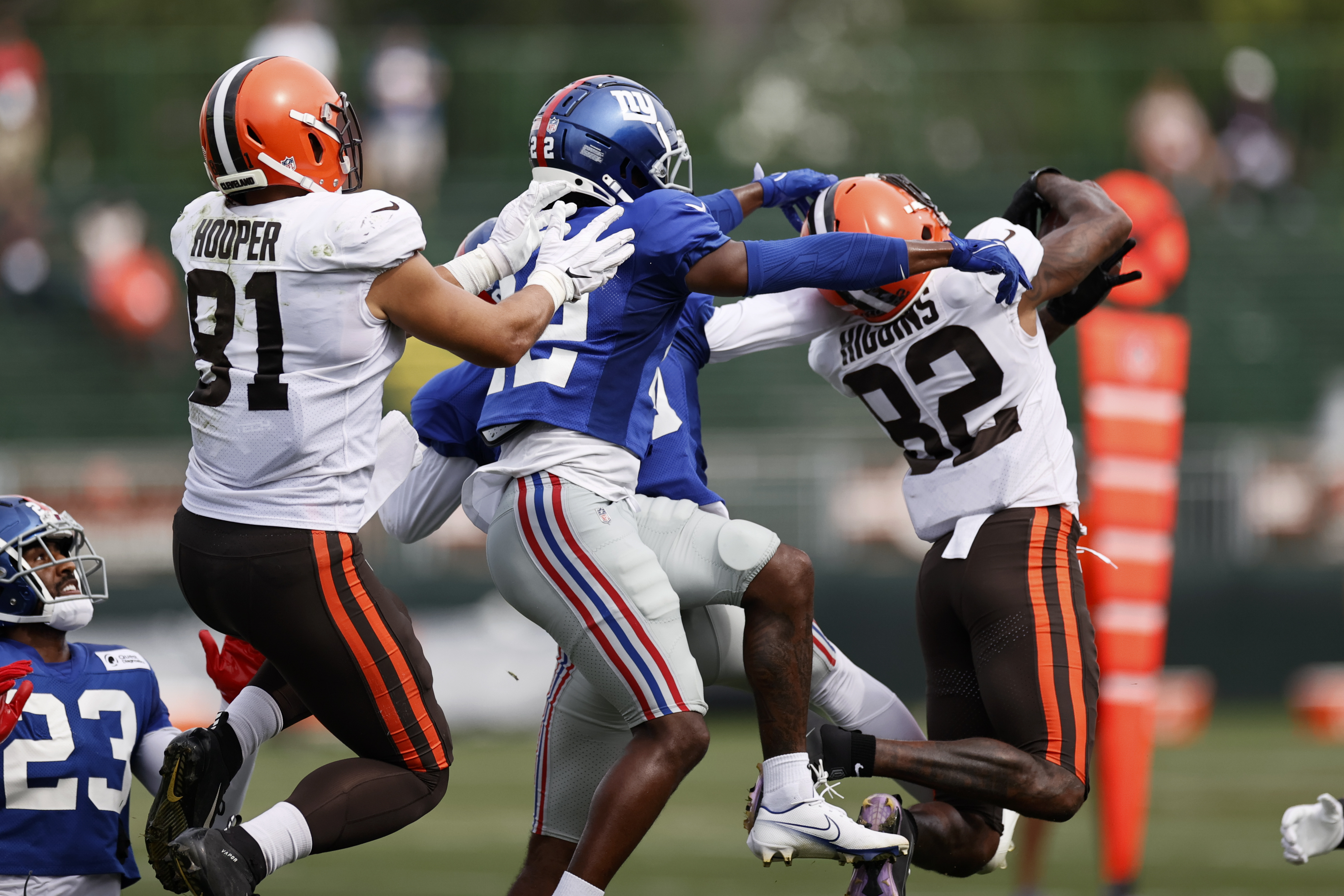 Giants and Browns will hold two joint practices in Cleveland