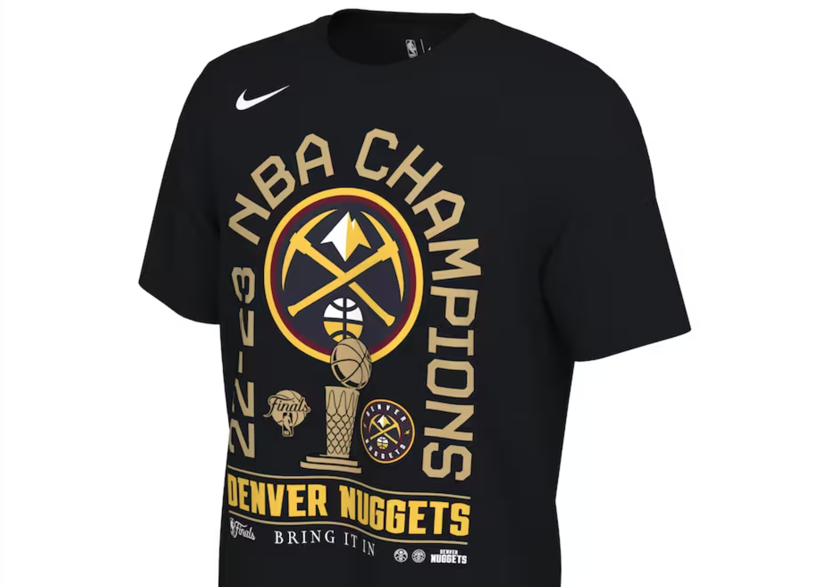 2023 NBA Finals Champions White Design Baseball Jersey - T-shirts