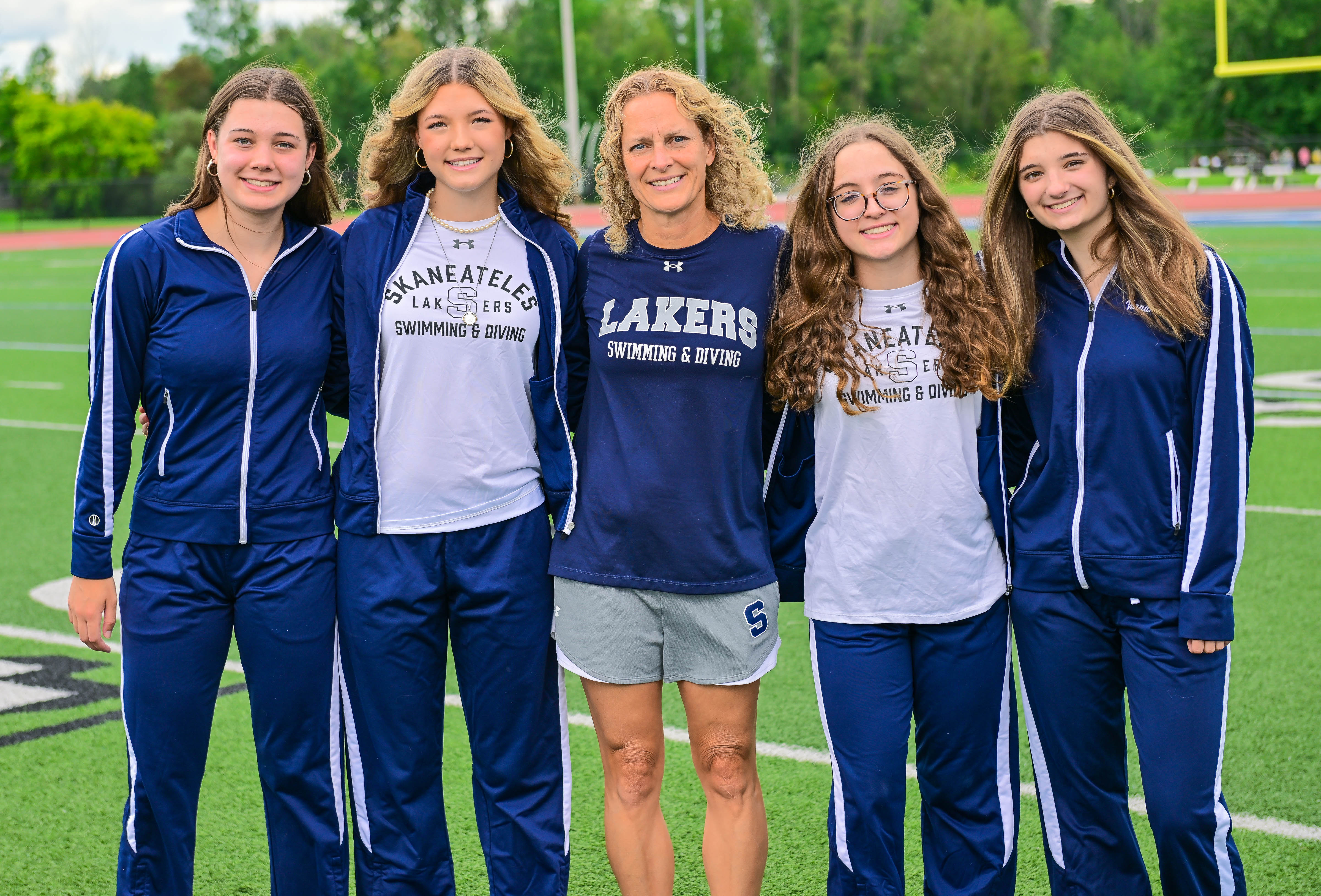 Section III girls swimming media day fun 2023