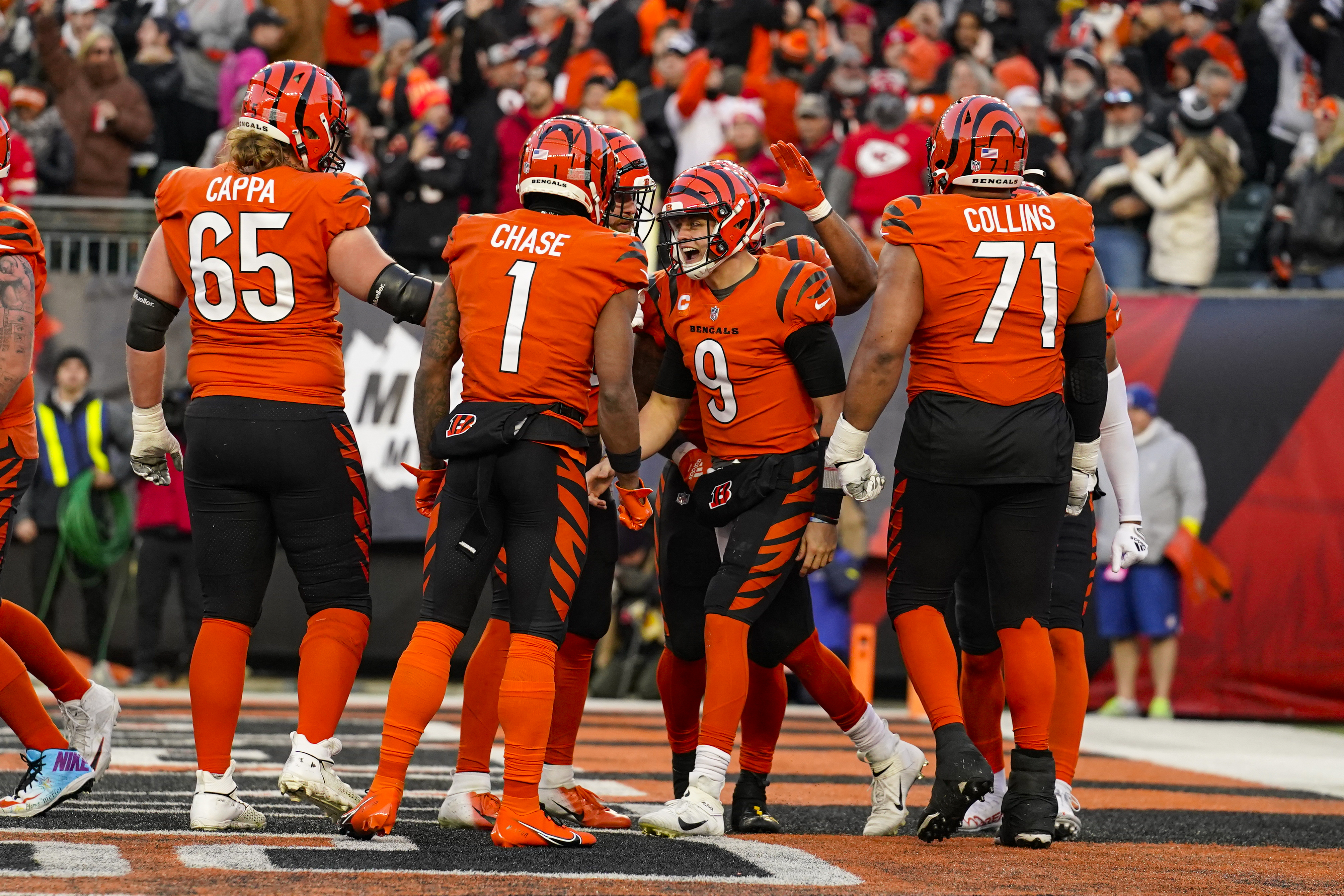 Bengals beat Chiefs 34-31, stop KC 8-game winning streak - The San Diego  Union-Tribune