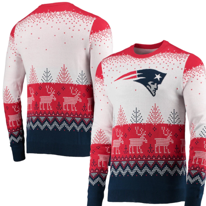 Boston Red Sox Wordmark Ugly Sweater