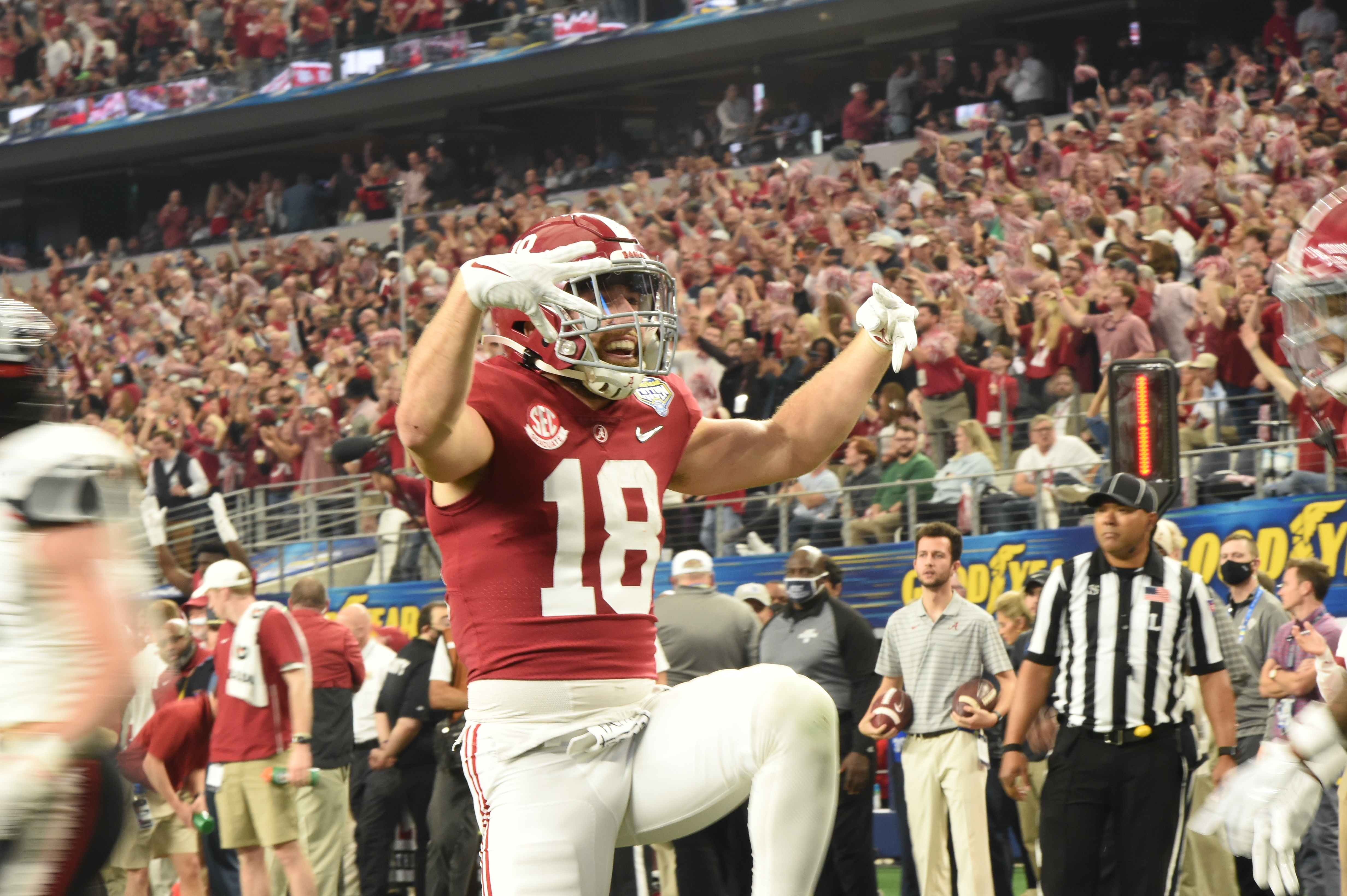 West Monroe High School alum, Slade Bolden, meets with Patriots at