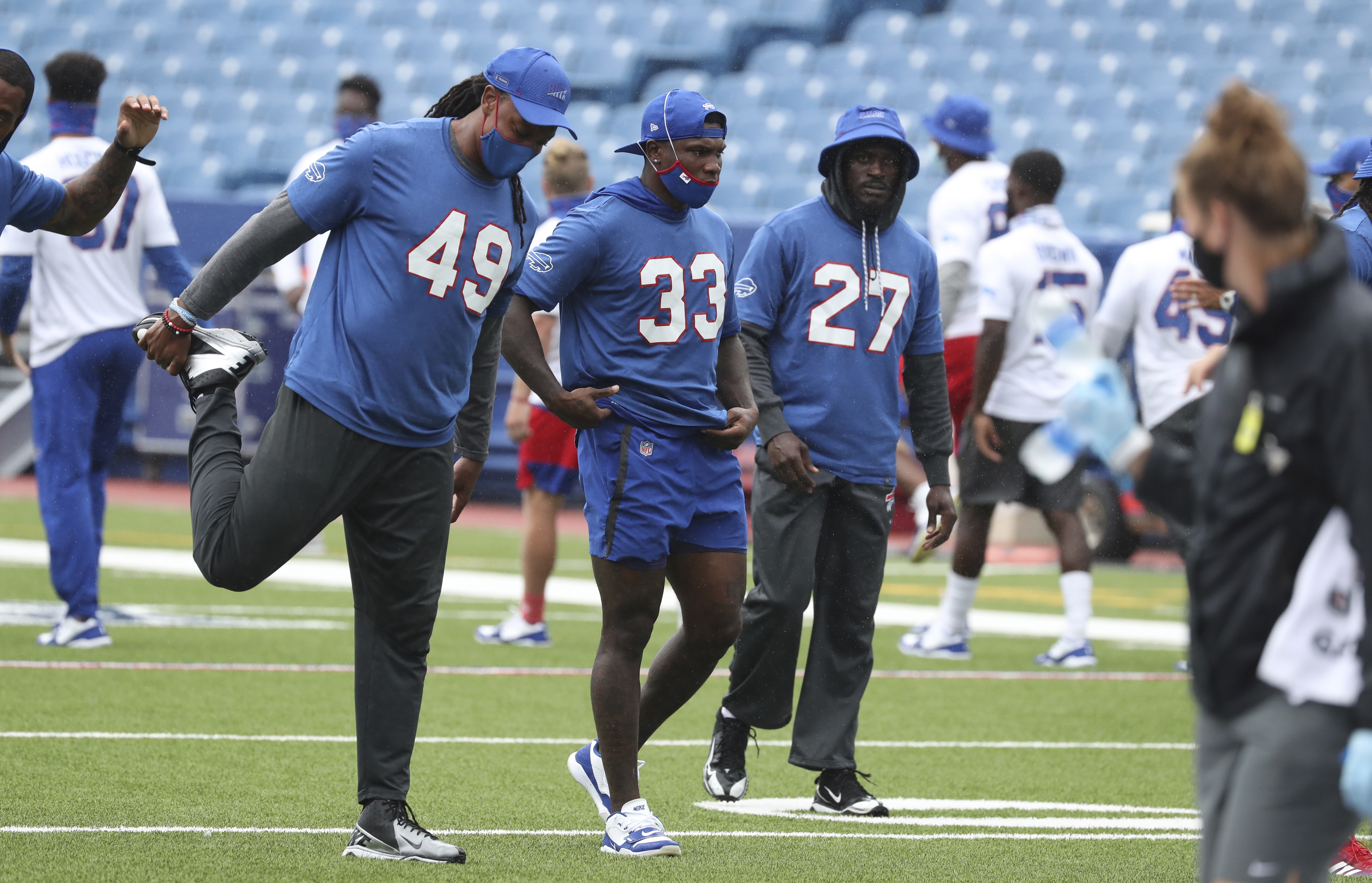 Matt Milano, Tremaine Edmunds, Taron Johnson are questionable for Bills