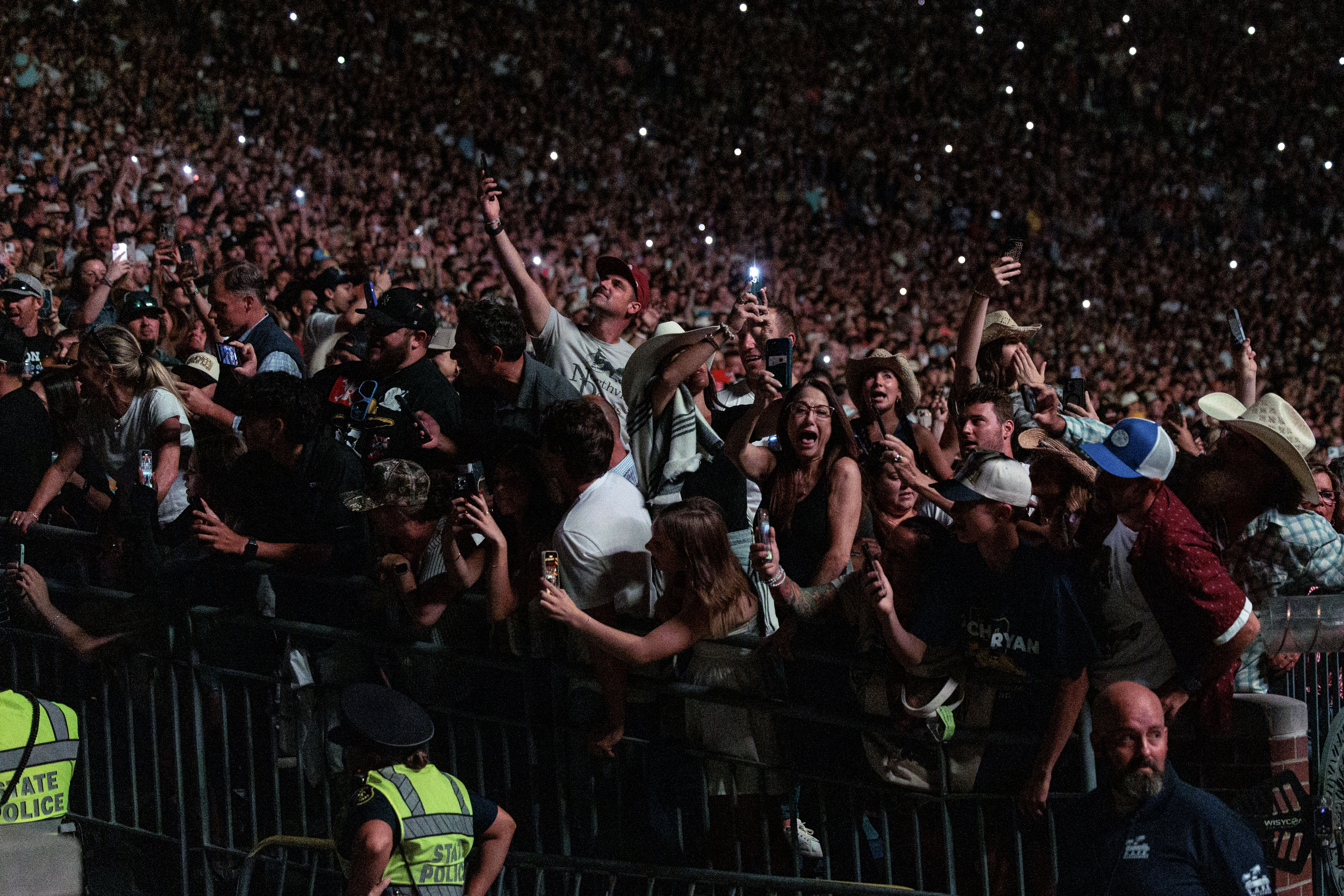 Zach Bryan, John Mayer concert packs Michigan Stadium with record