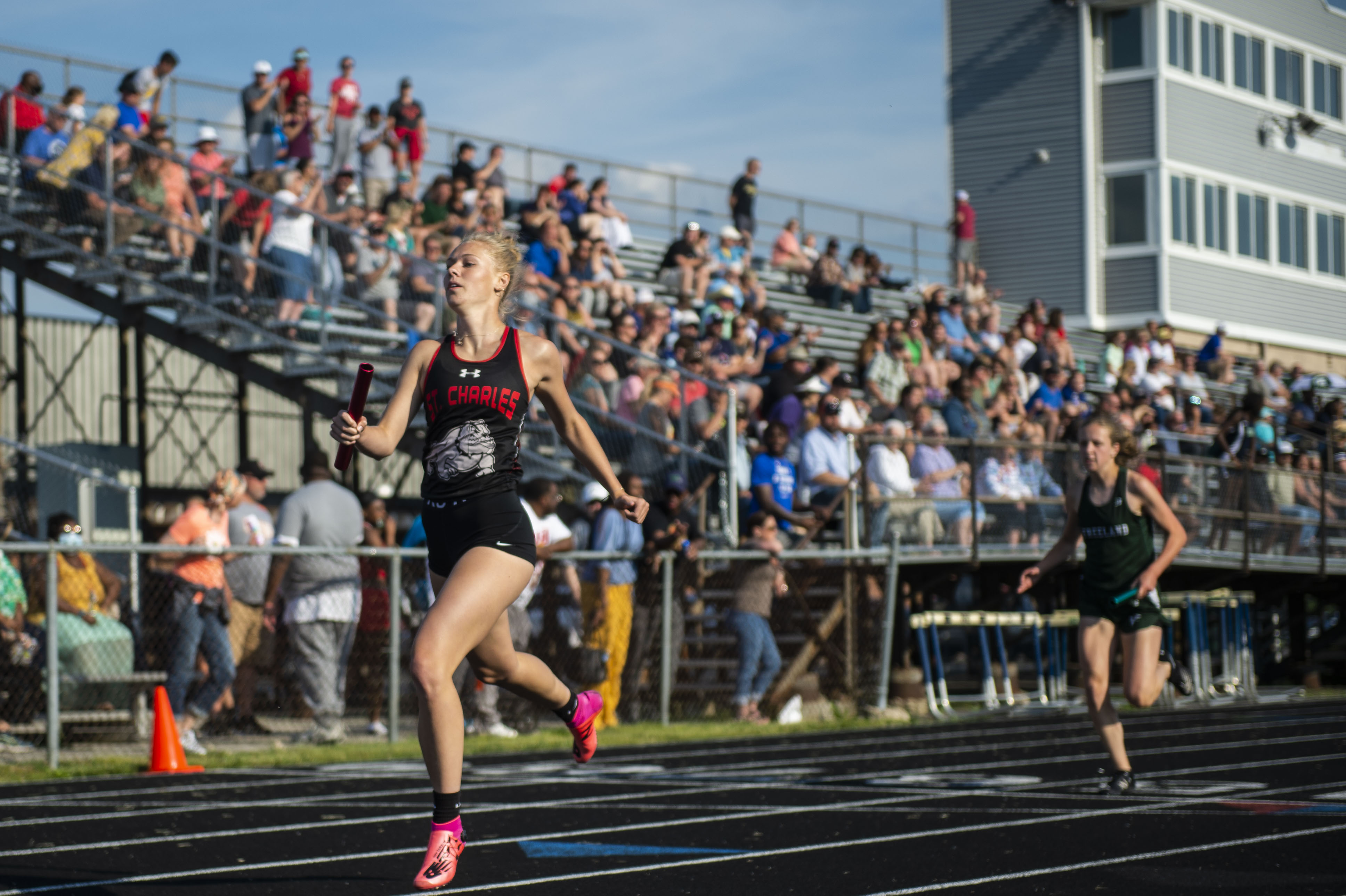 Heritage High School hosts a Saginaw County track meet